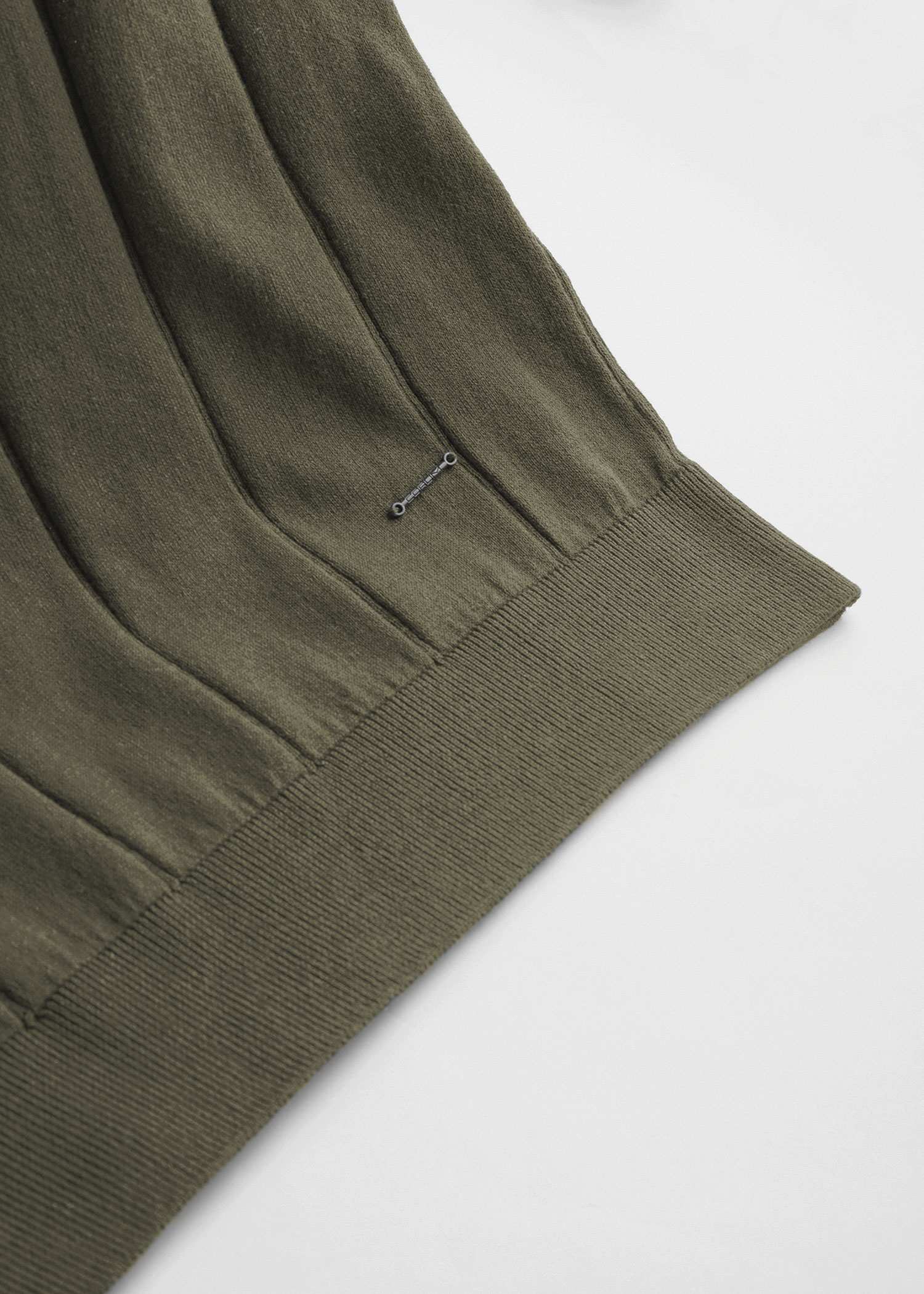 تیشرت یقه گرد بافت مردانه 2310601 کروم