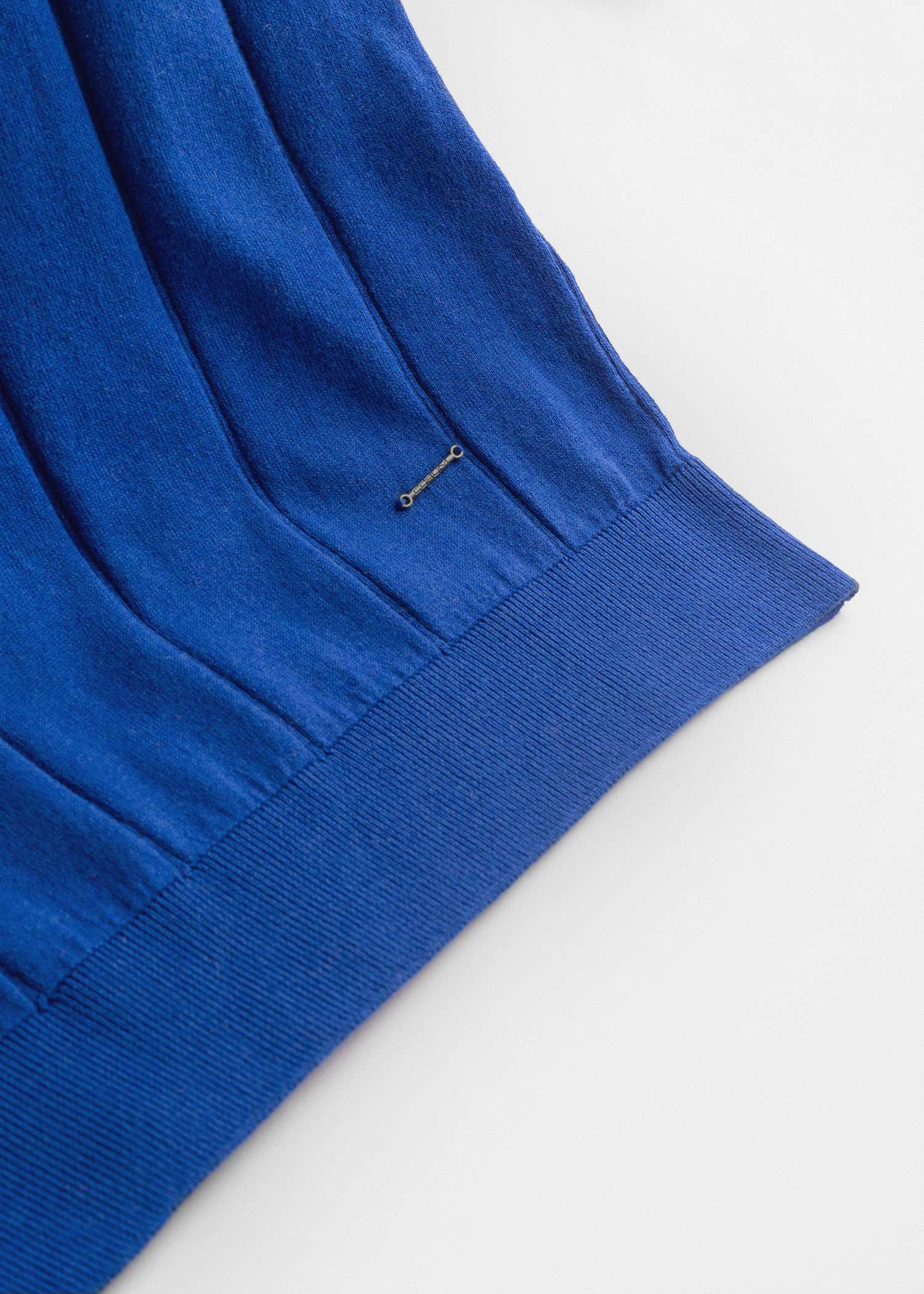 تیشرت یقه گرد بافت مردانه 2310601 کروم