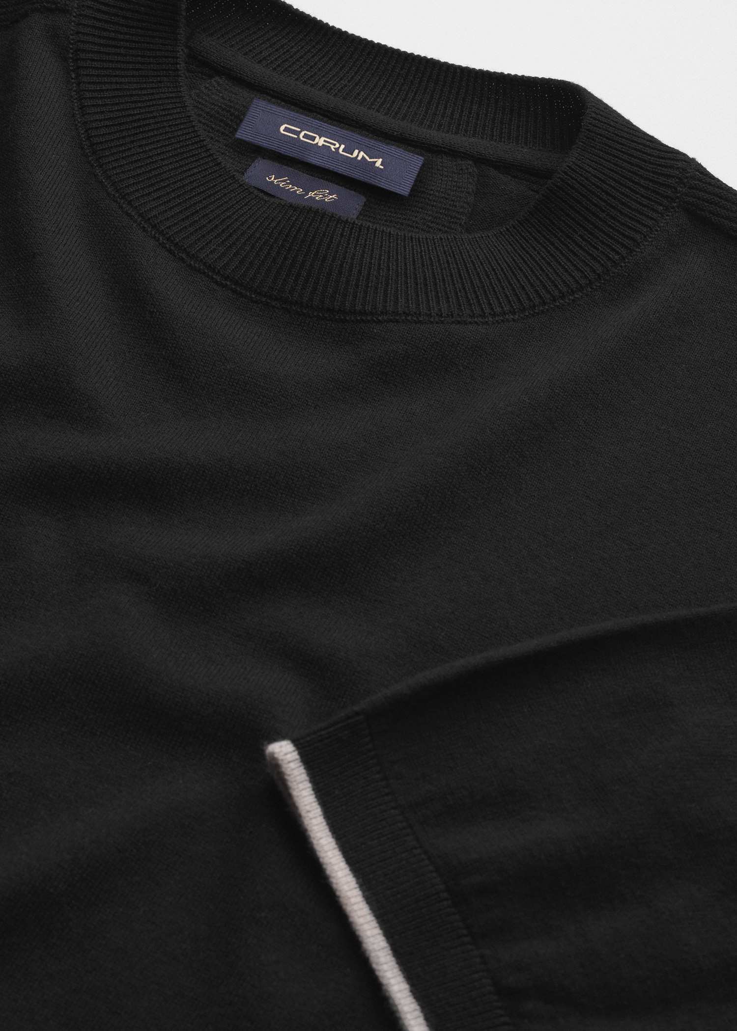 تیشرت یقه گرد بافت مردانه 2310602 کروم