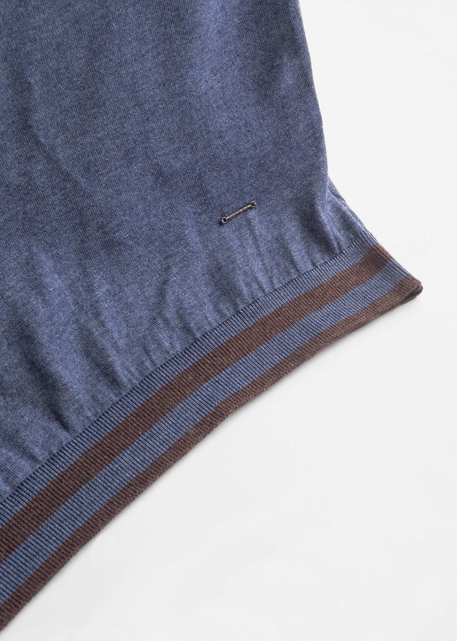 تیشرت یقه گرد بافت مردانه 2310602 کروم