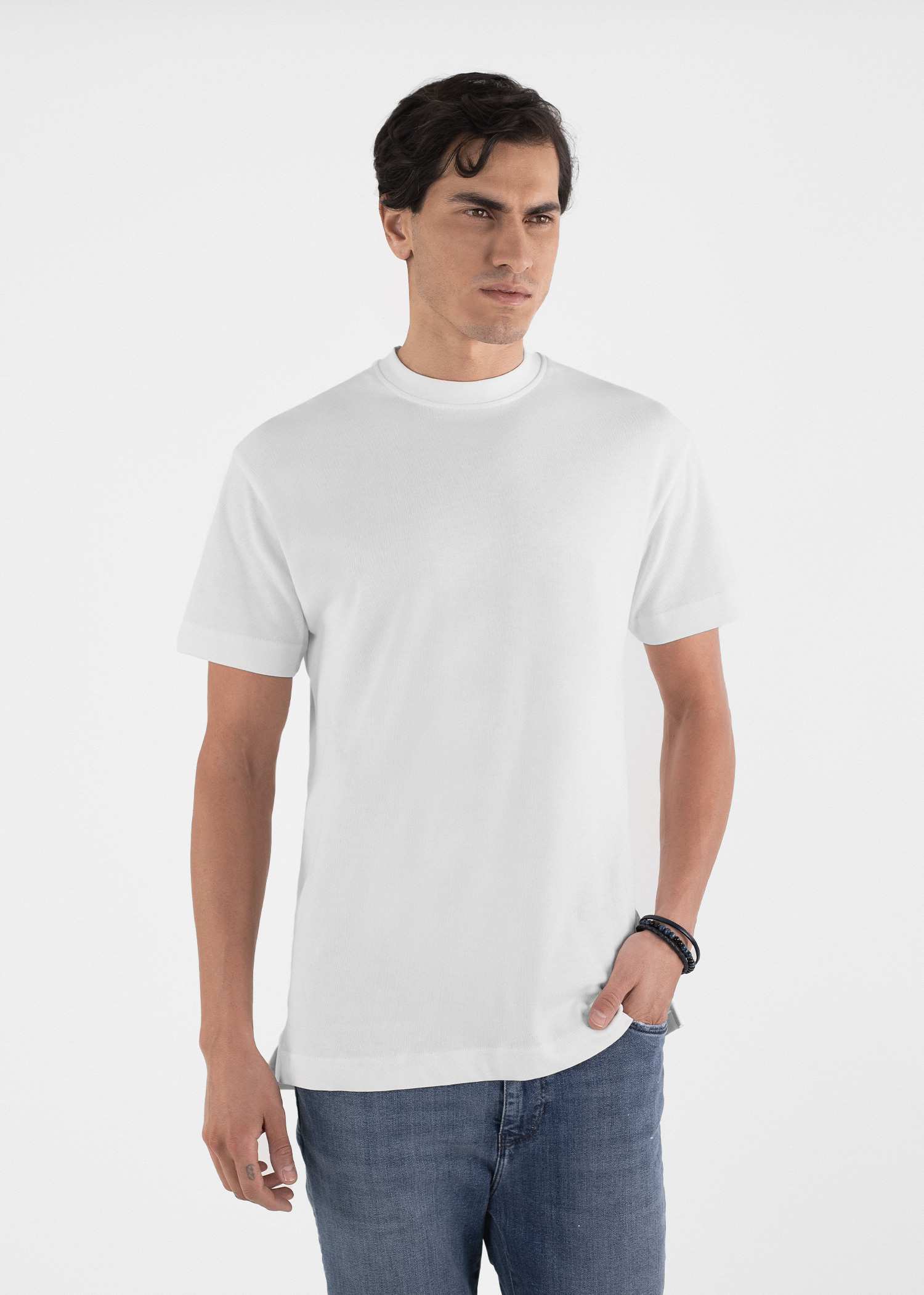 تی شرت یقه گرد مردانه 2310604 کروم