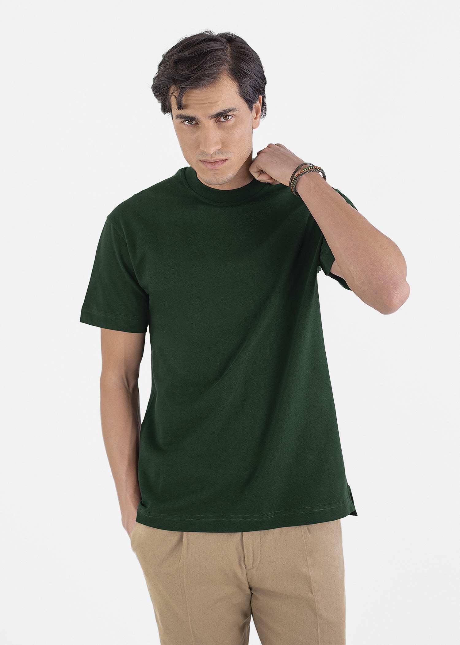 تی شرت یقه گرد مردانه 2310604 کروم