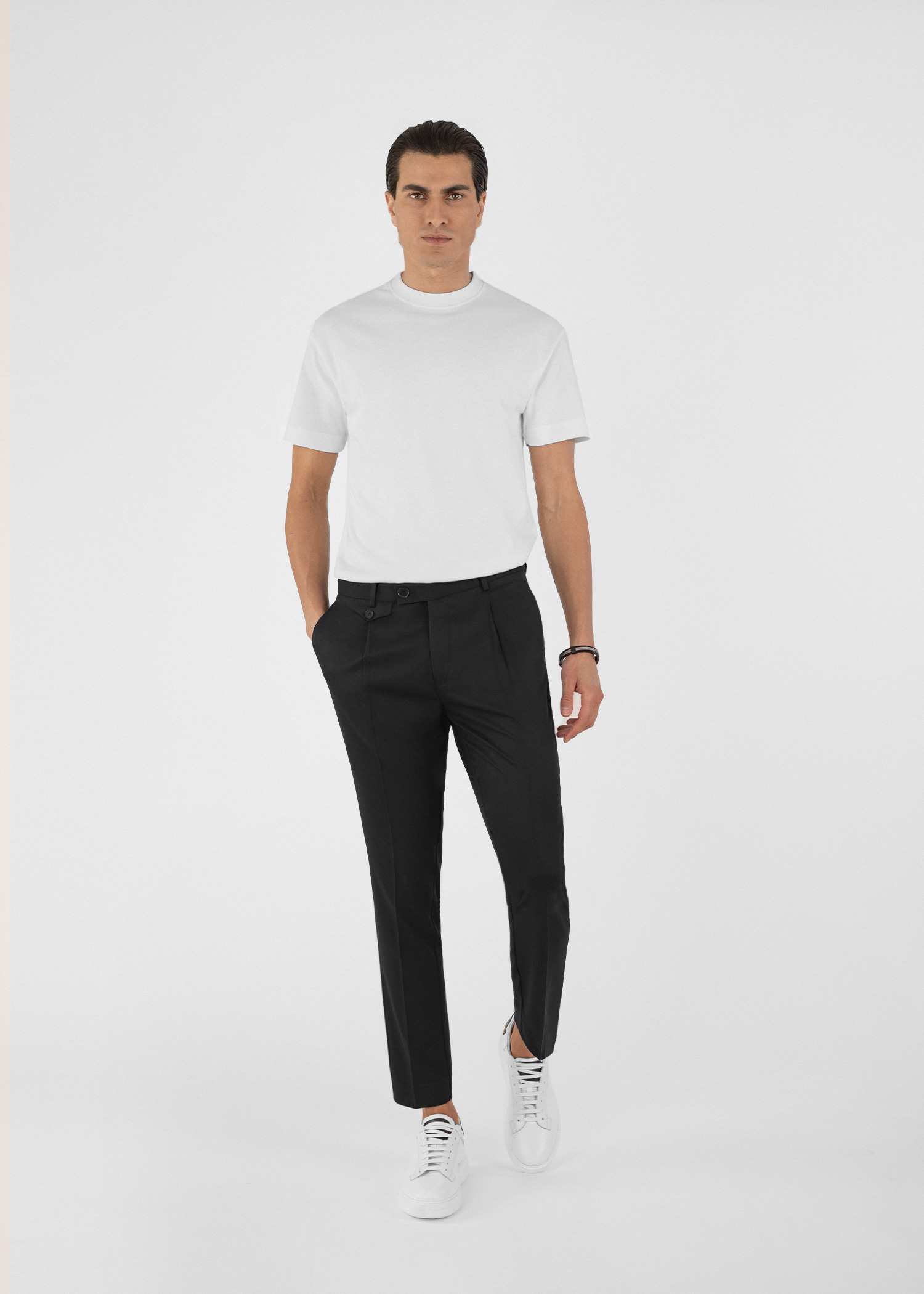 تی شرت یقه گرد مردانه 2310604 کروم