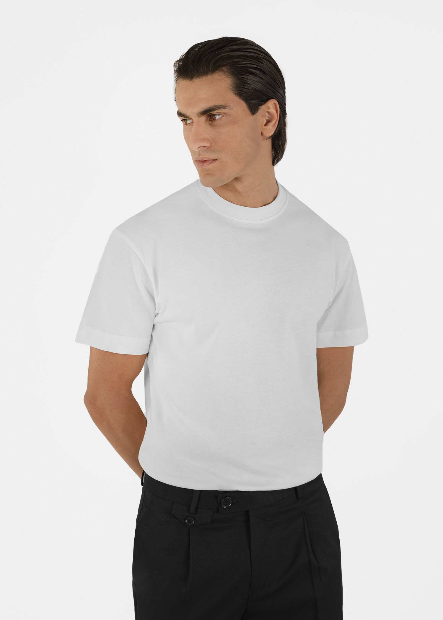 تی شرت یقه گرد مردانه 2310604 کروم