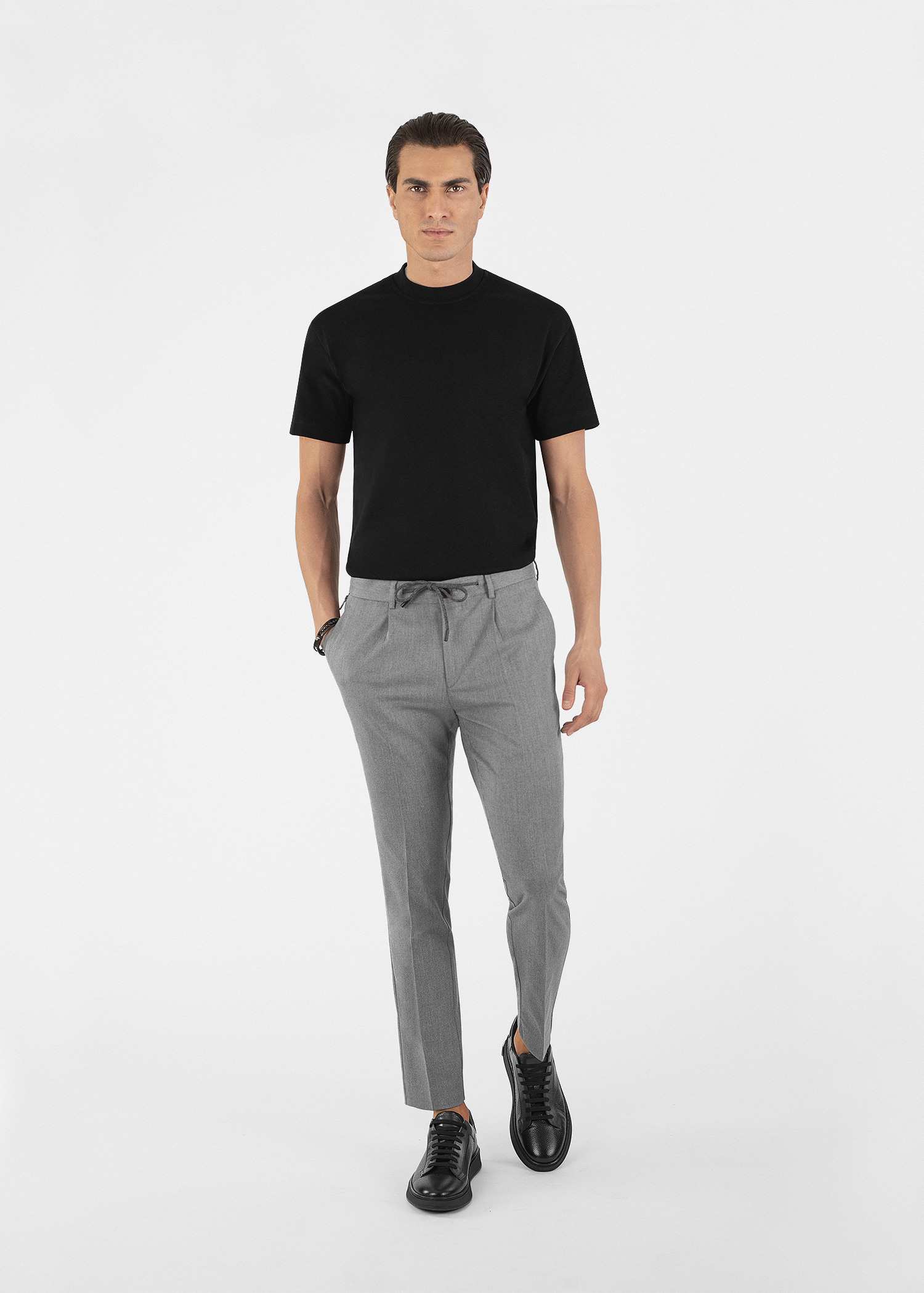 تی شرت یقه گرد مردانه 2310604 کروم