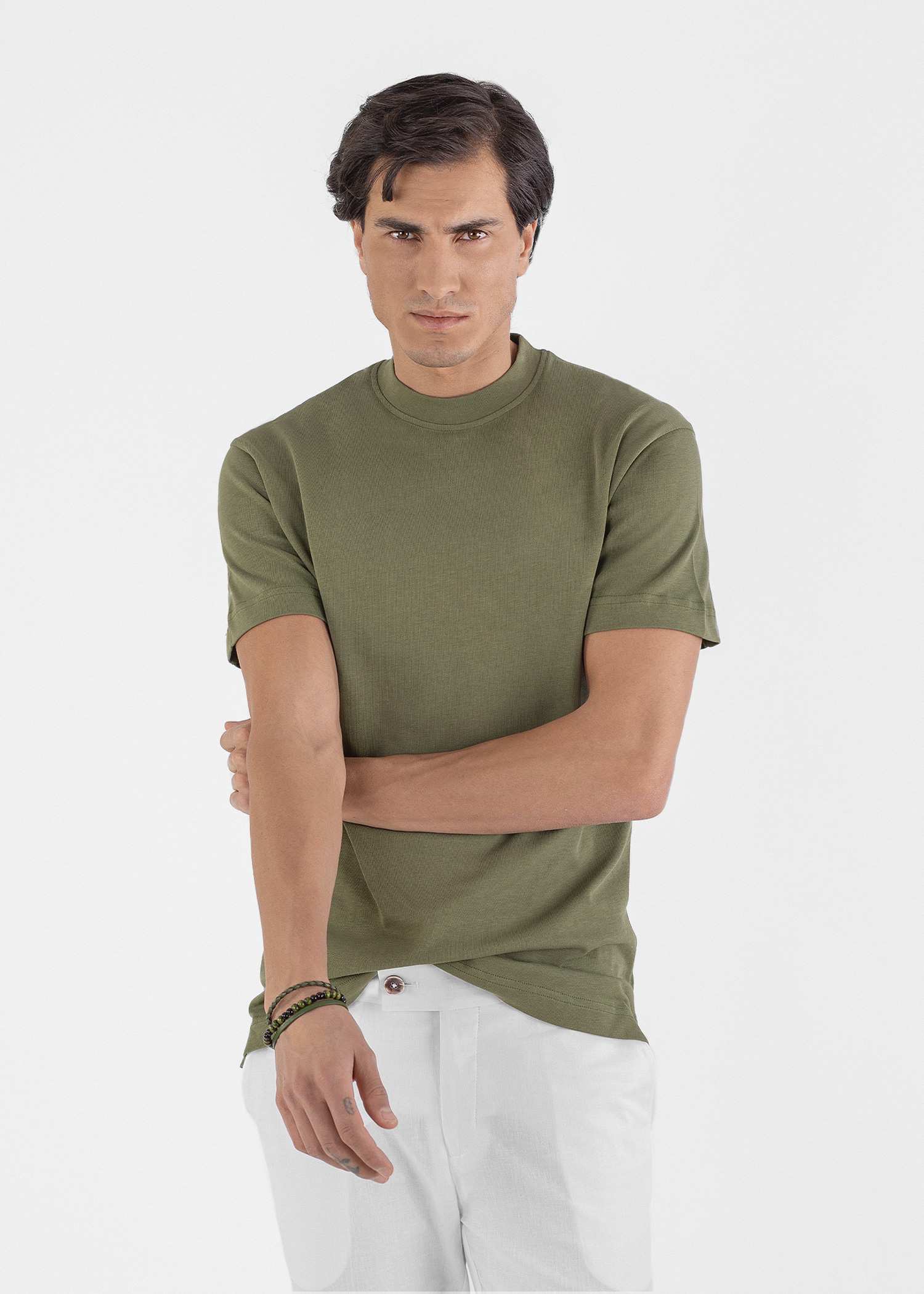 تی شرت یقه گرد مردانه 2310604 کروم