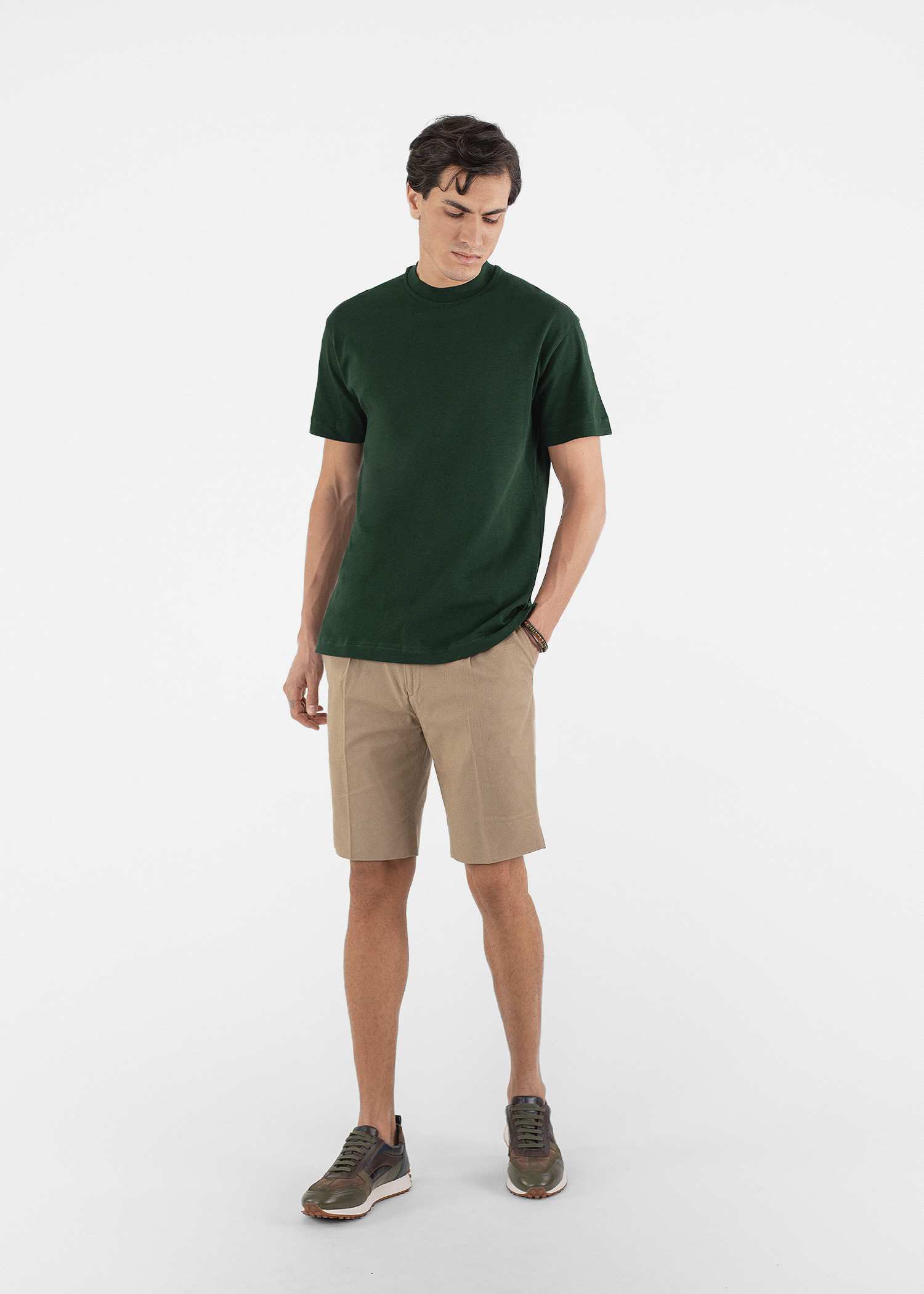 تی شرت یقه گرد مردانه 2310604 کروم