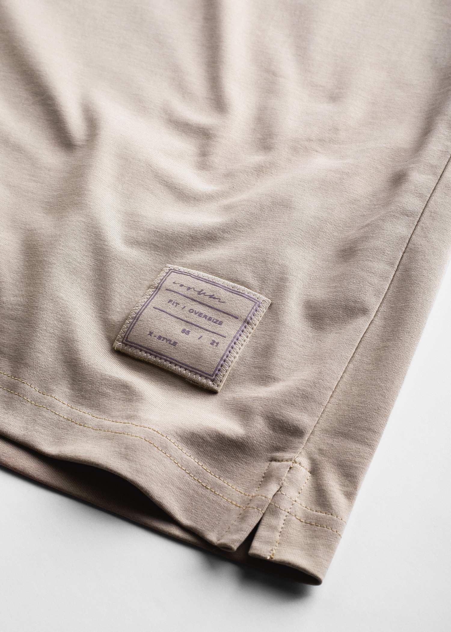 تیشرت یقه گرد مردانه 2310605 کروم