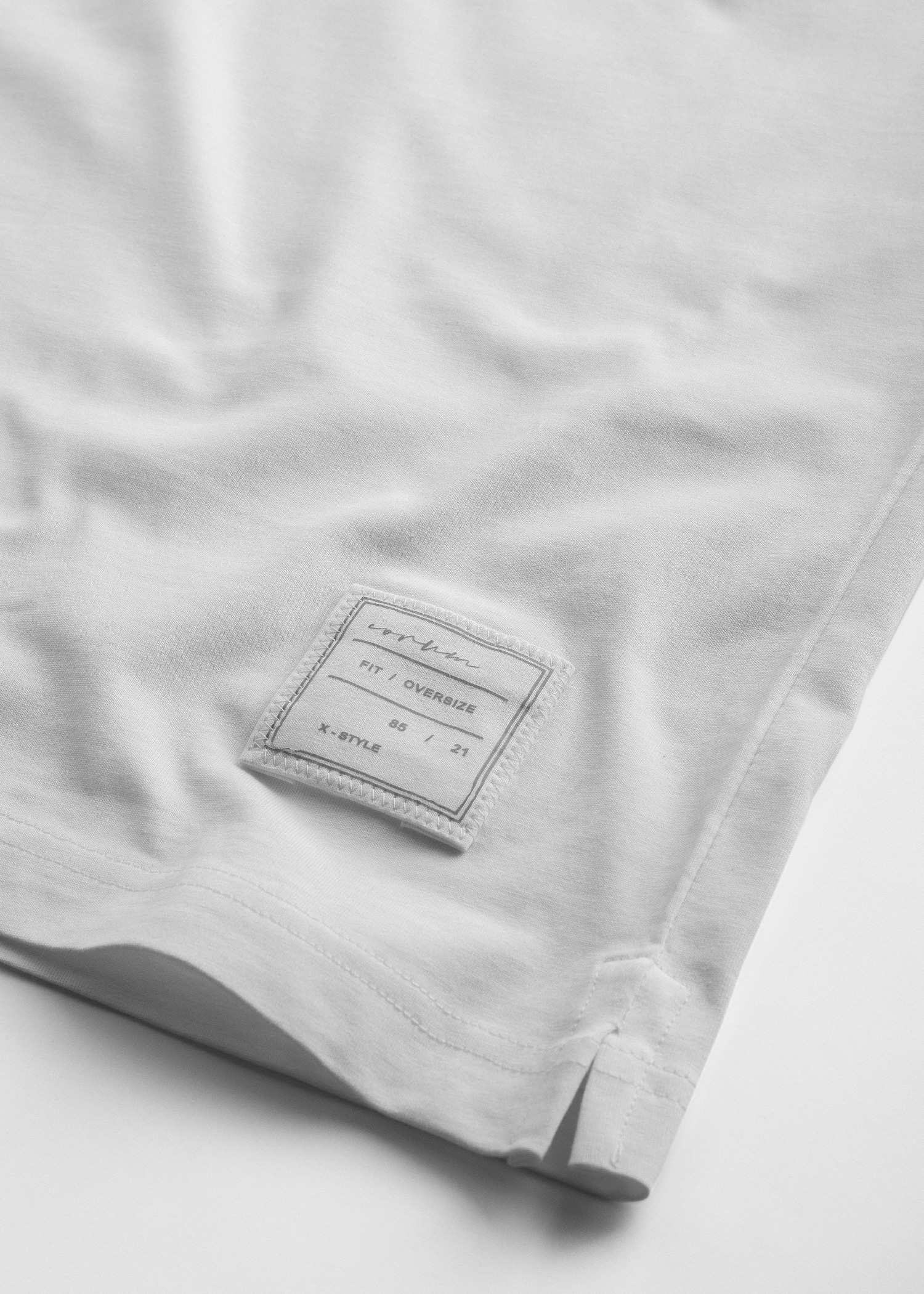 تیشرت یقه گرد مردانه 2310605 کروم