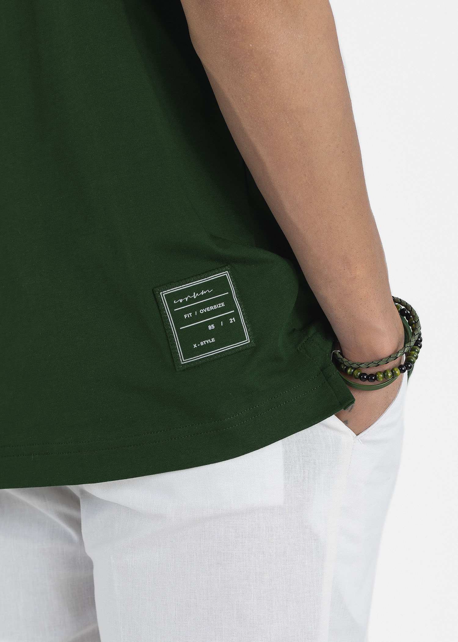 تیشرت یقه گرد مردانه 2310605 کروم