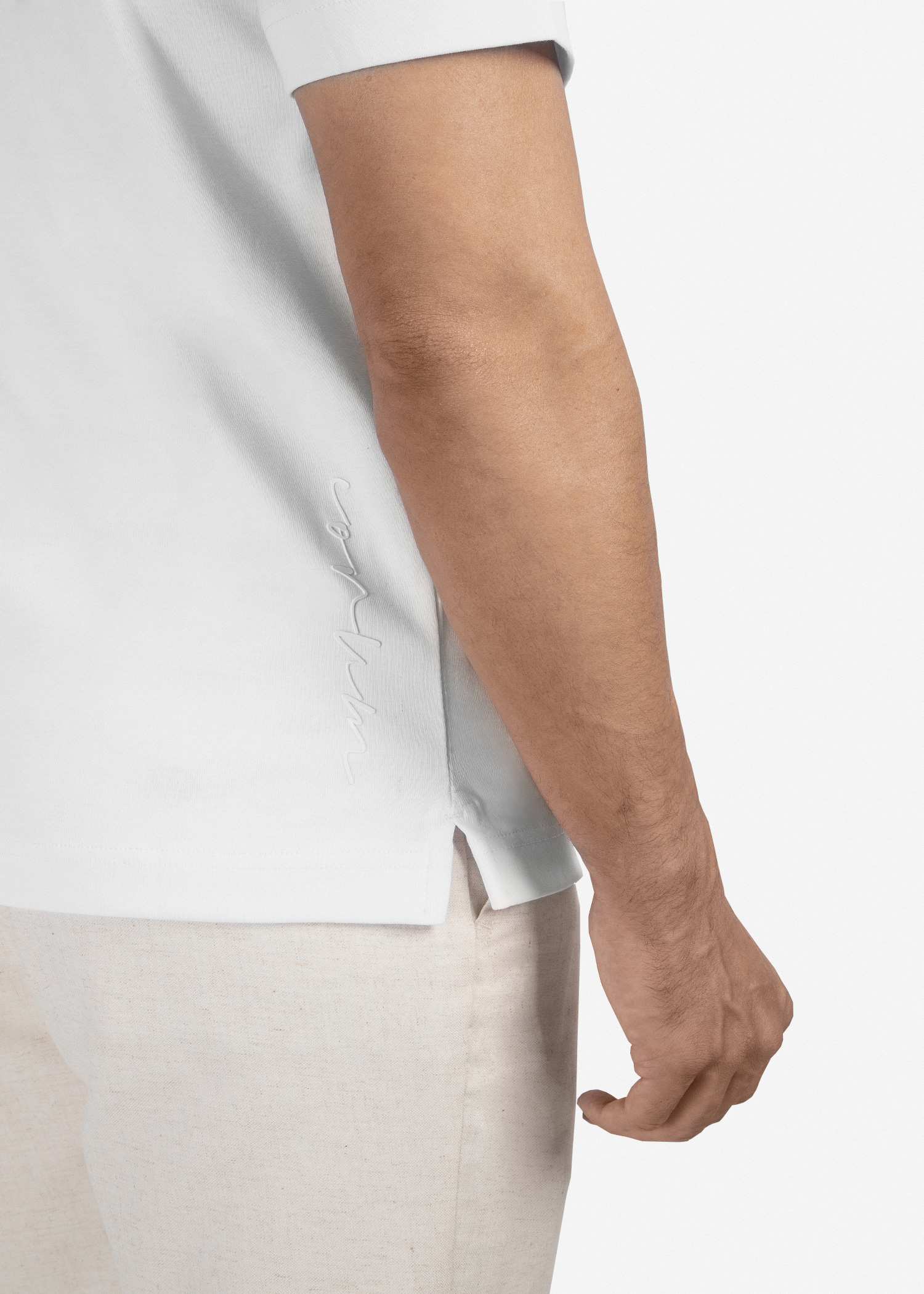 تیشرت یقه گرد مردانه 2310607 کروم