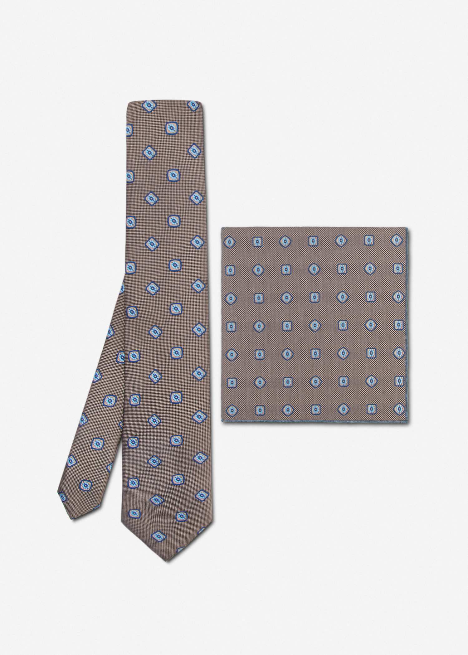 ست کراوات و پوشت 2311225 کروم