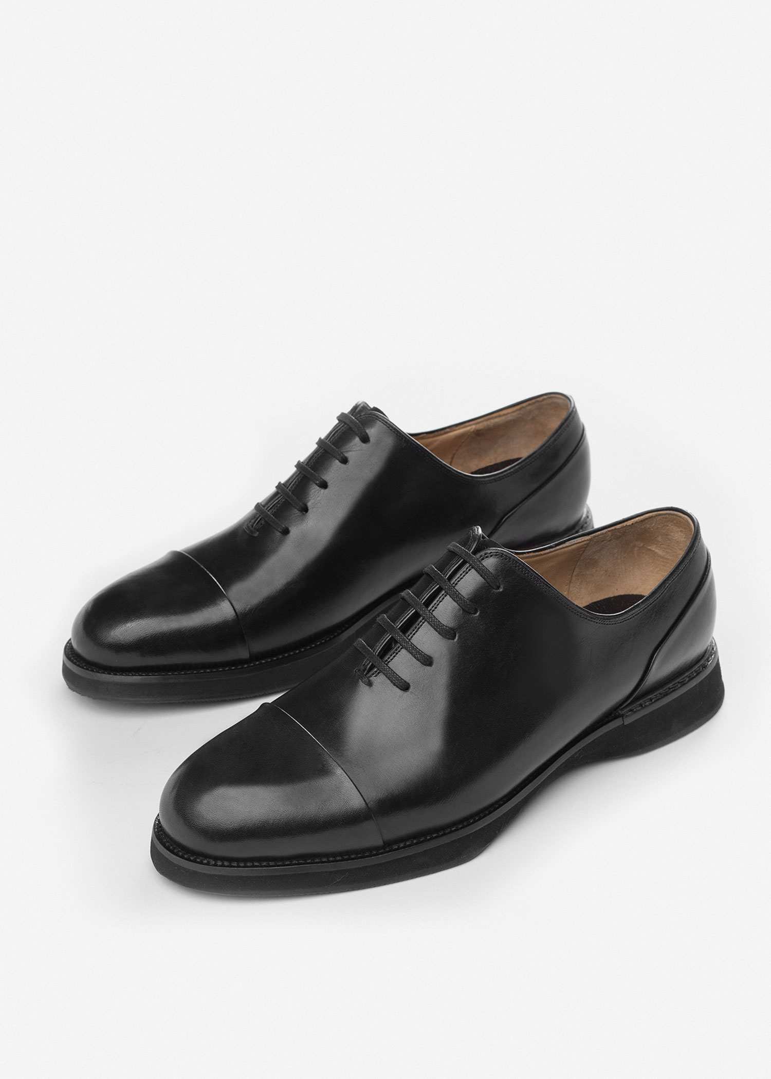کفش چرم Oxford کروم