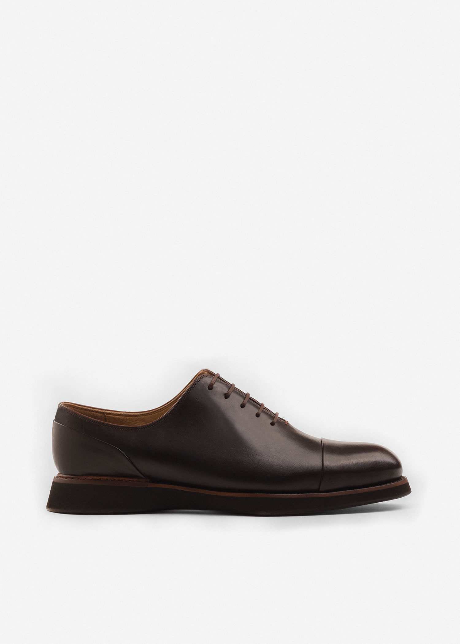 کفش چرم Oxford کروم