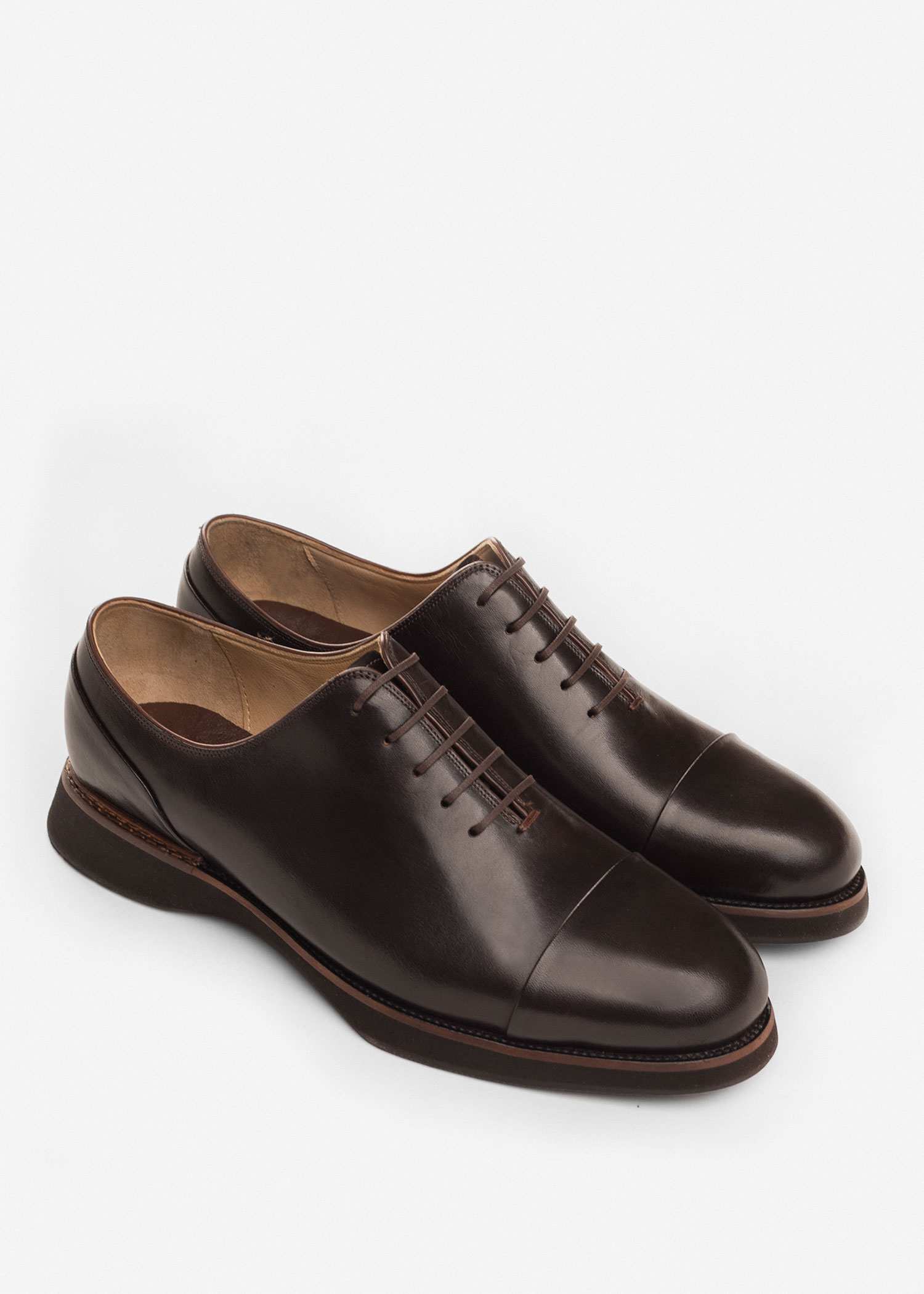 کفش چرم Oxford کروم
