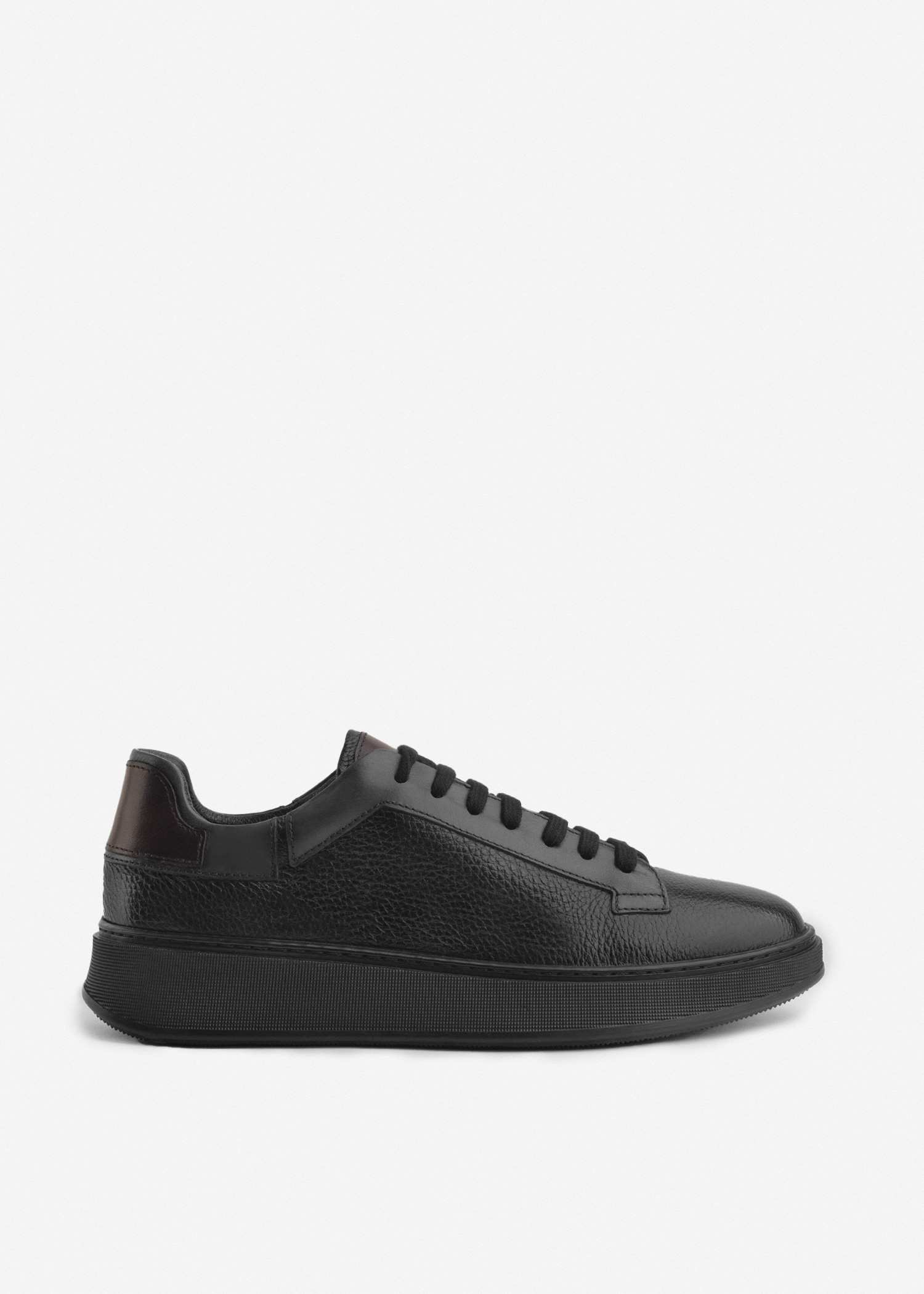 کفش چرم مردانه Sneakers کروم