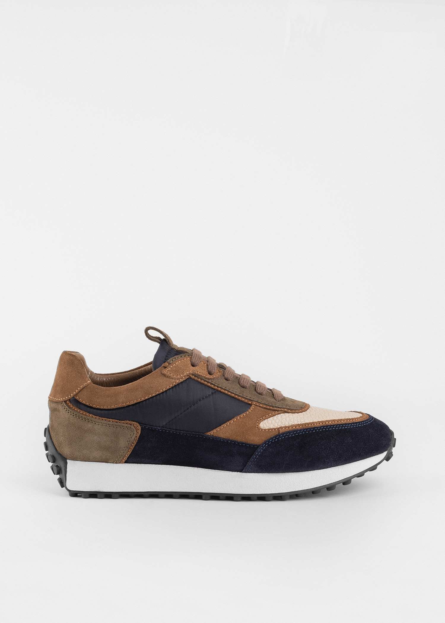 کفش چرم و جیر کروم Sneakers