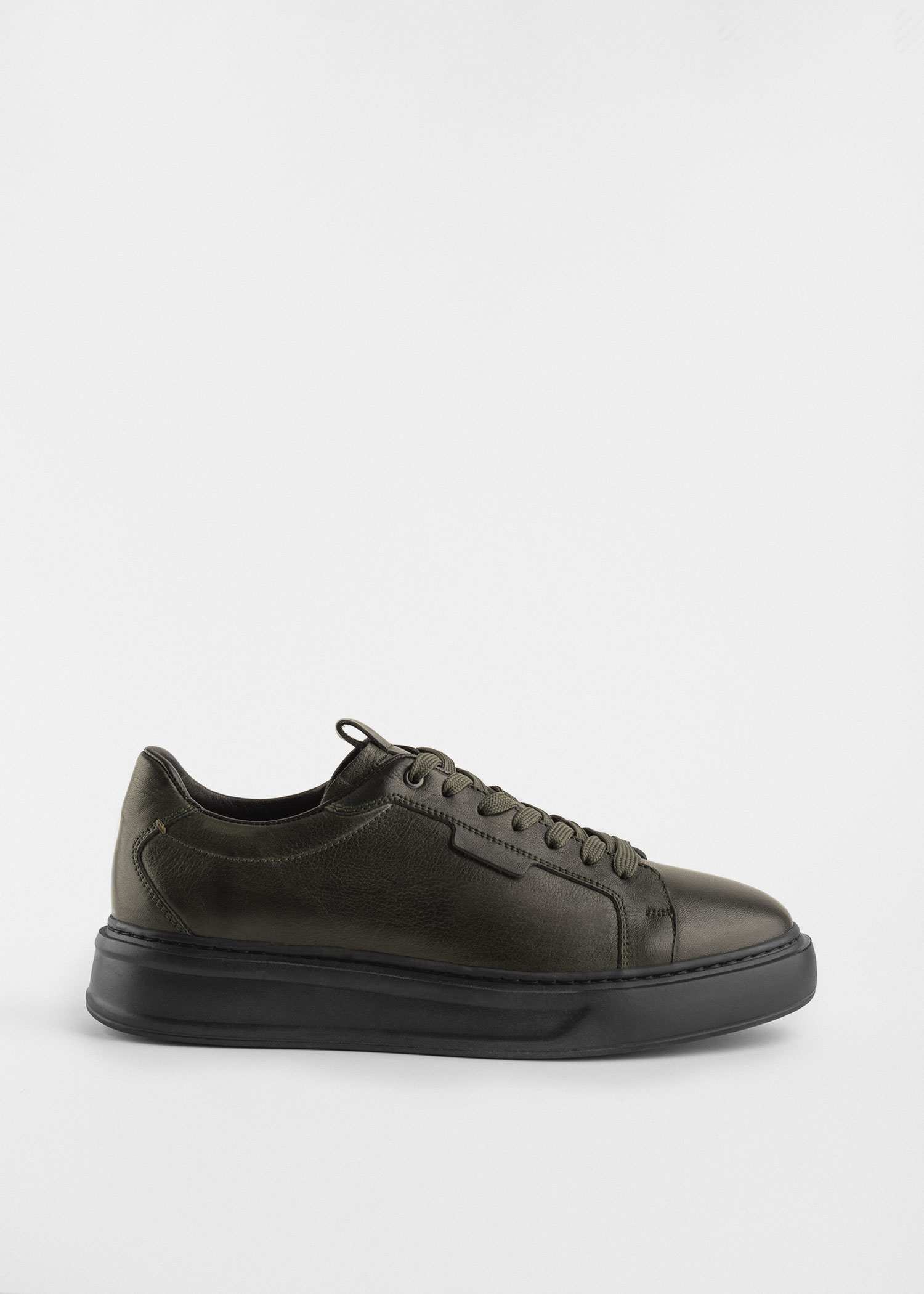 کفش چرم مردانه Sneakers کروم