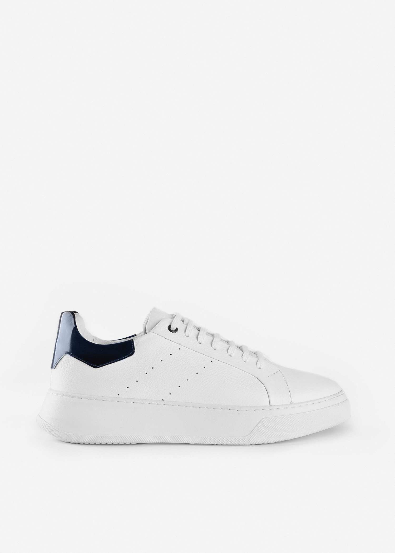 کفش چرم مردانه Sneakers کروم