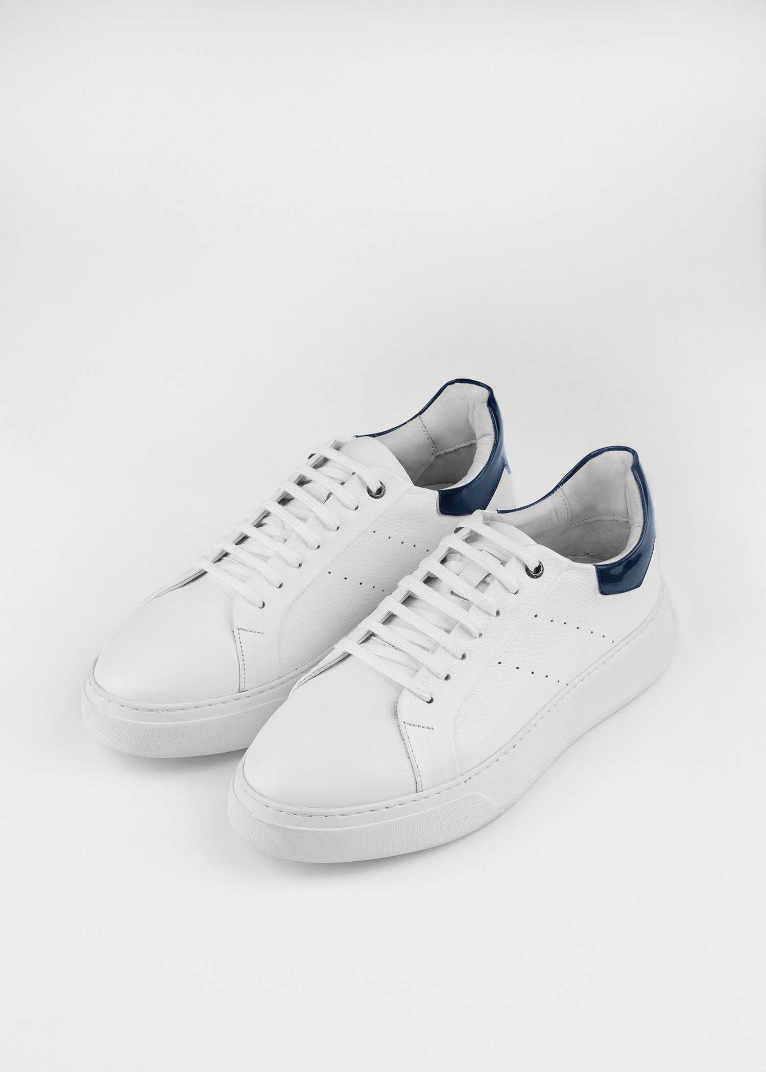کفش چرم مردانه Sneakers کروم