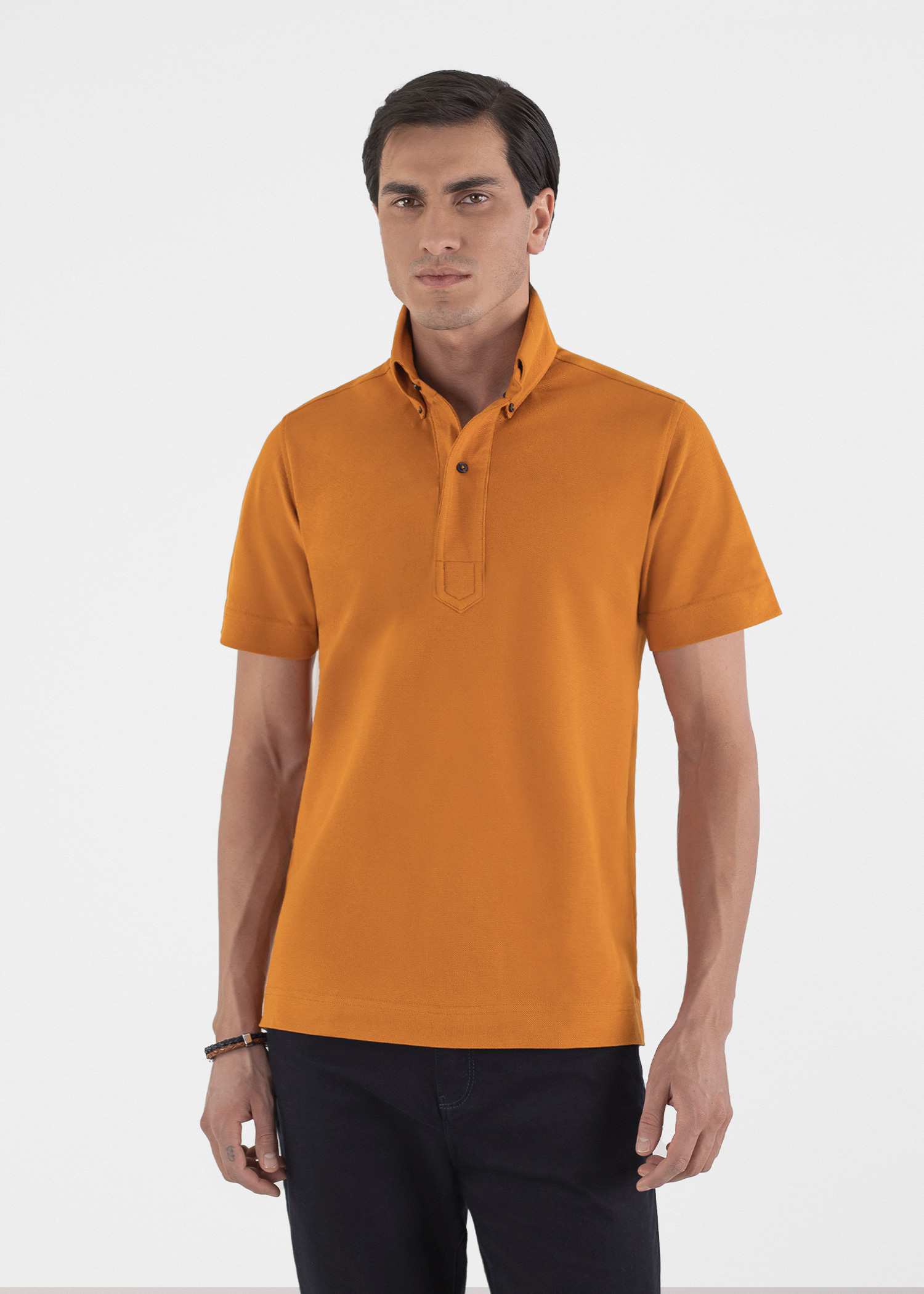 پولوشرت یقه دکمه دار 2312303 کروم