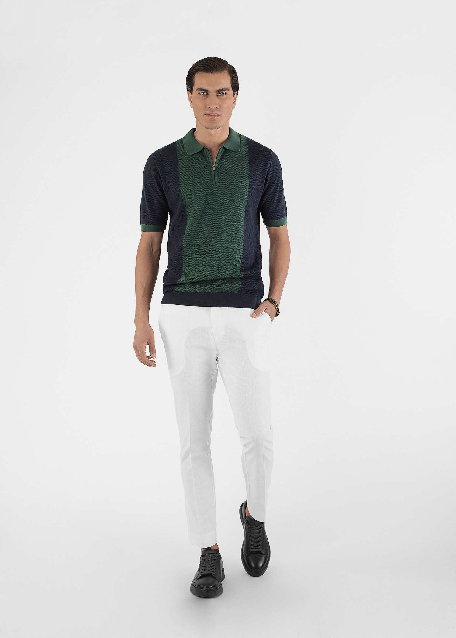 پولوشرت بافت مردانه 2312304 کروم