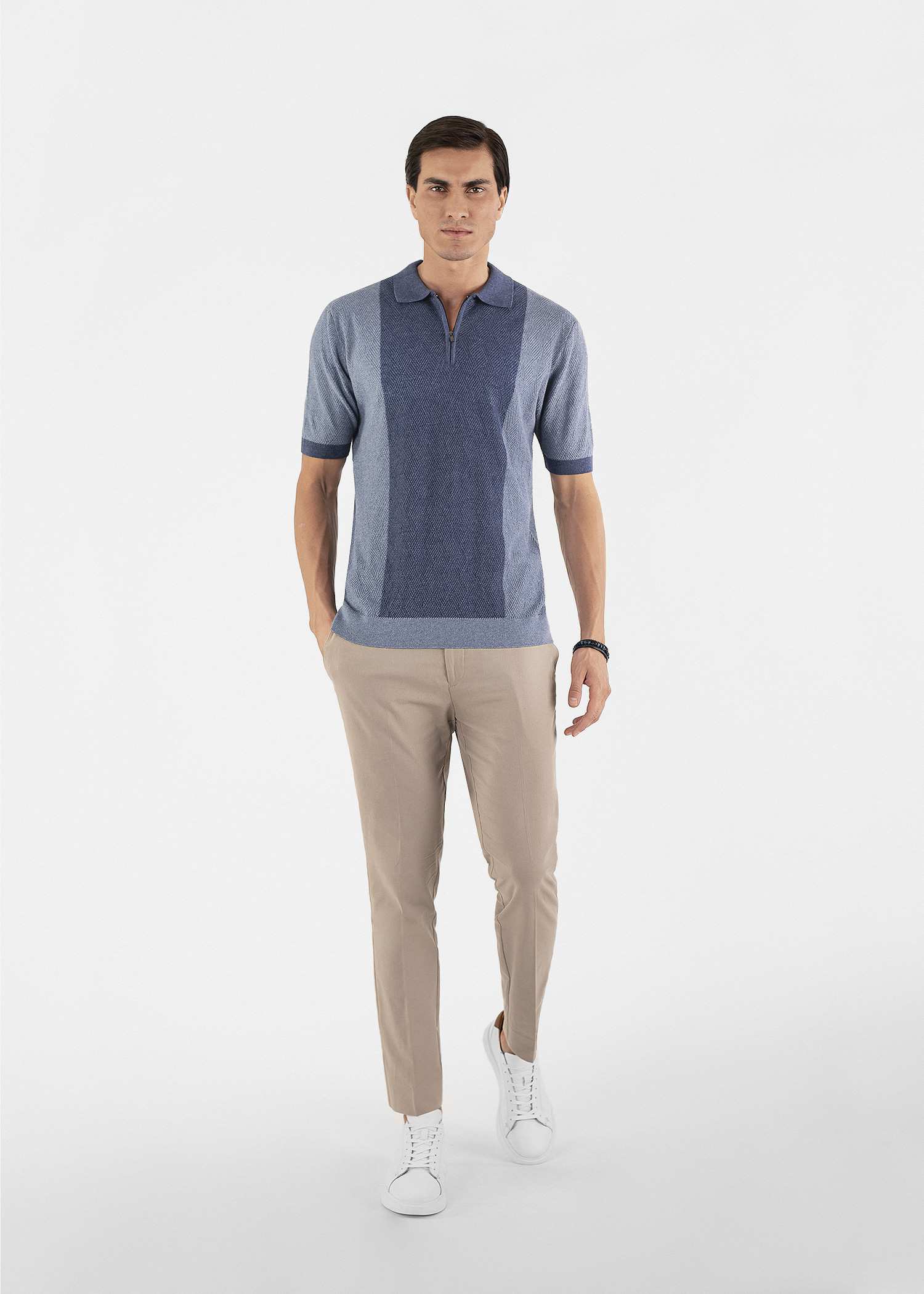 پولوشرت بافت مردانه 2312304 کروم