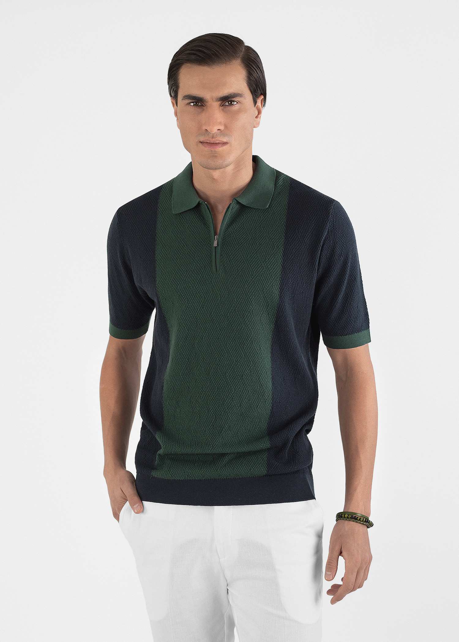 پولوشرت بافت مردانه 2312304 کروم