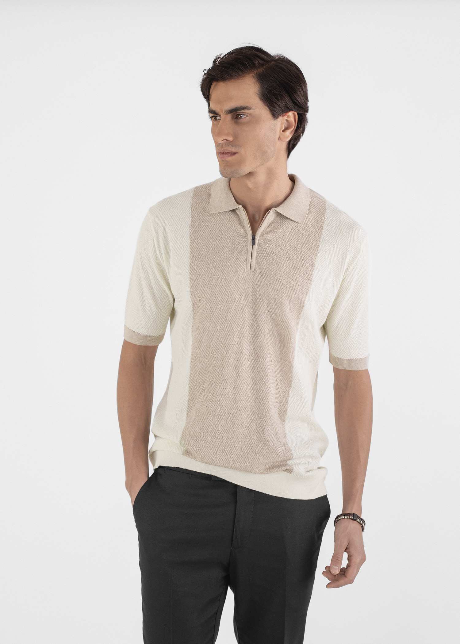 پولوشرت بافت مردانه 2312304 کروم