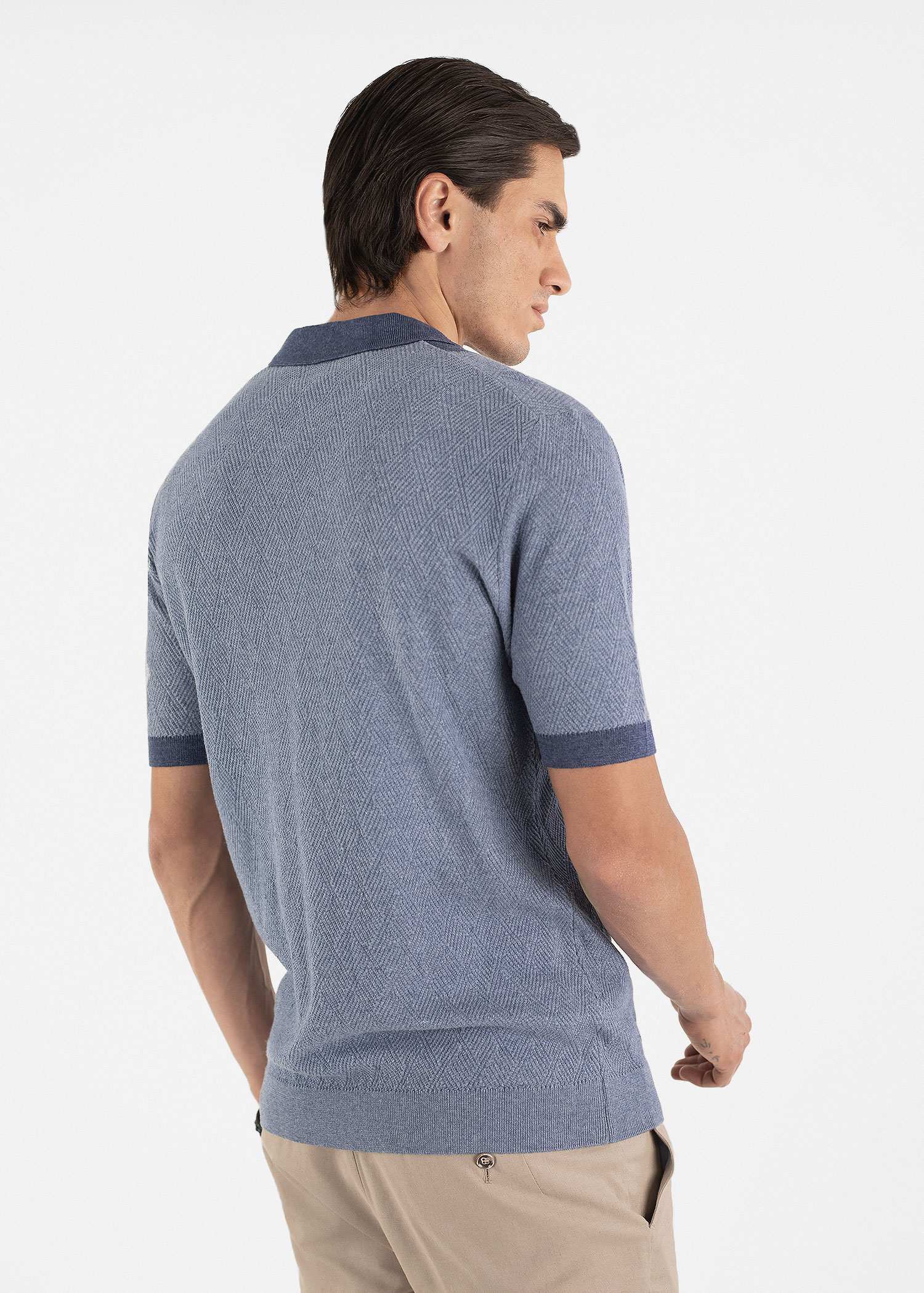 پولوشرت بافت مردانه 2312304 کروم