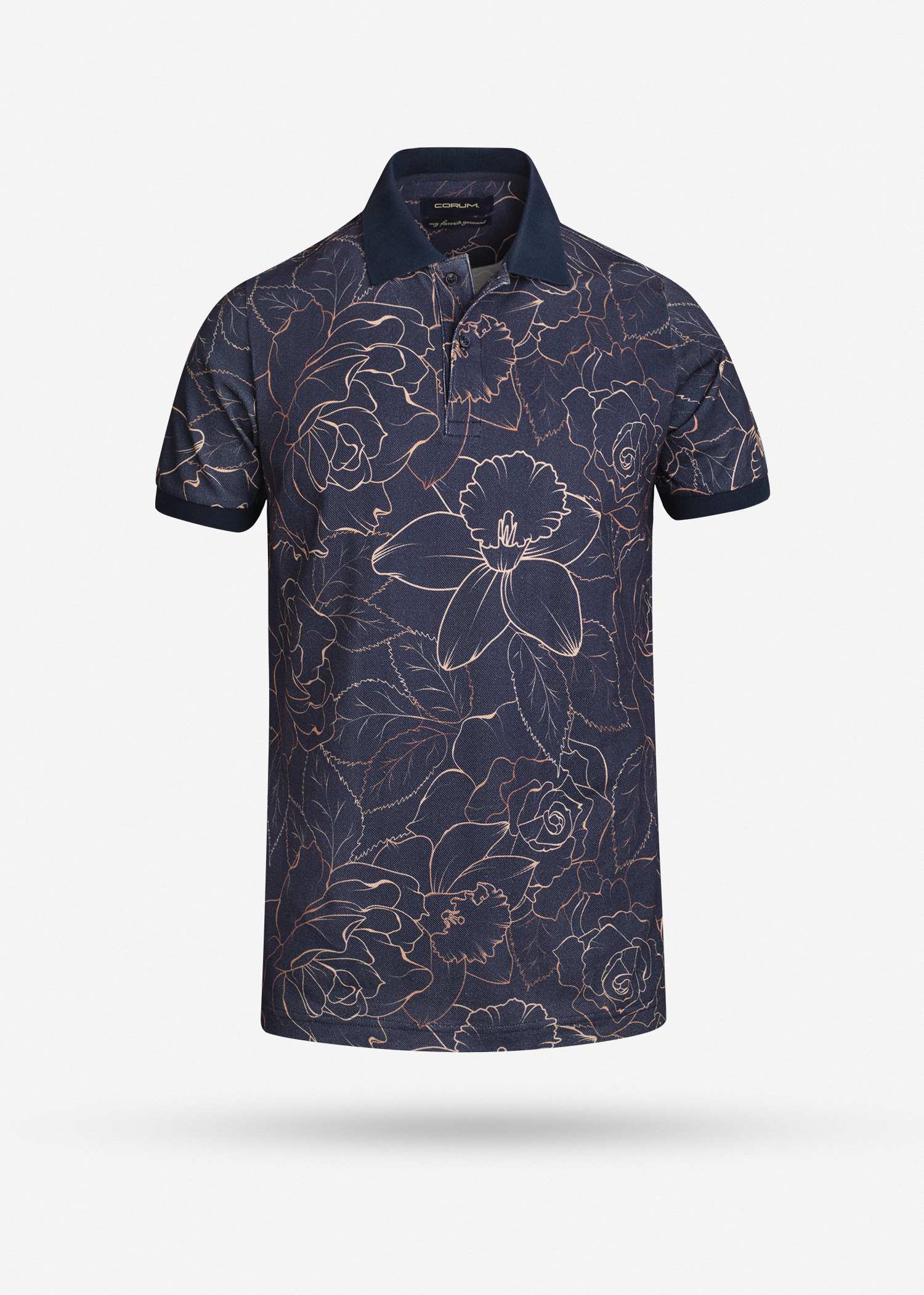 پولوشرت طرح دار مردانه 2312306 کروم