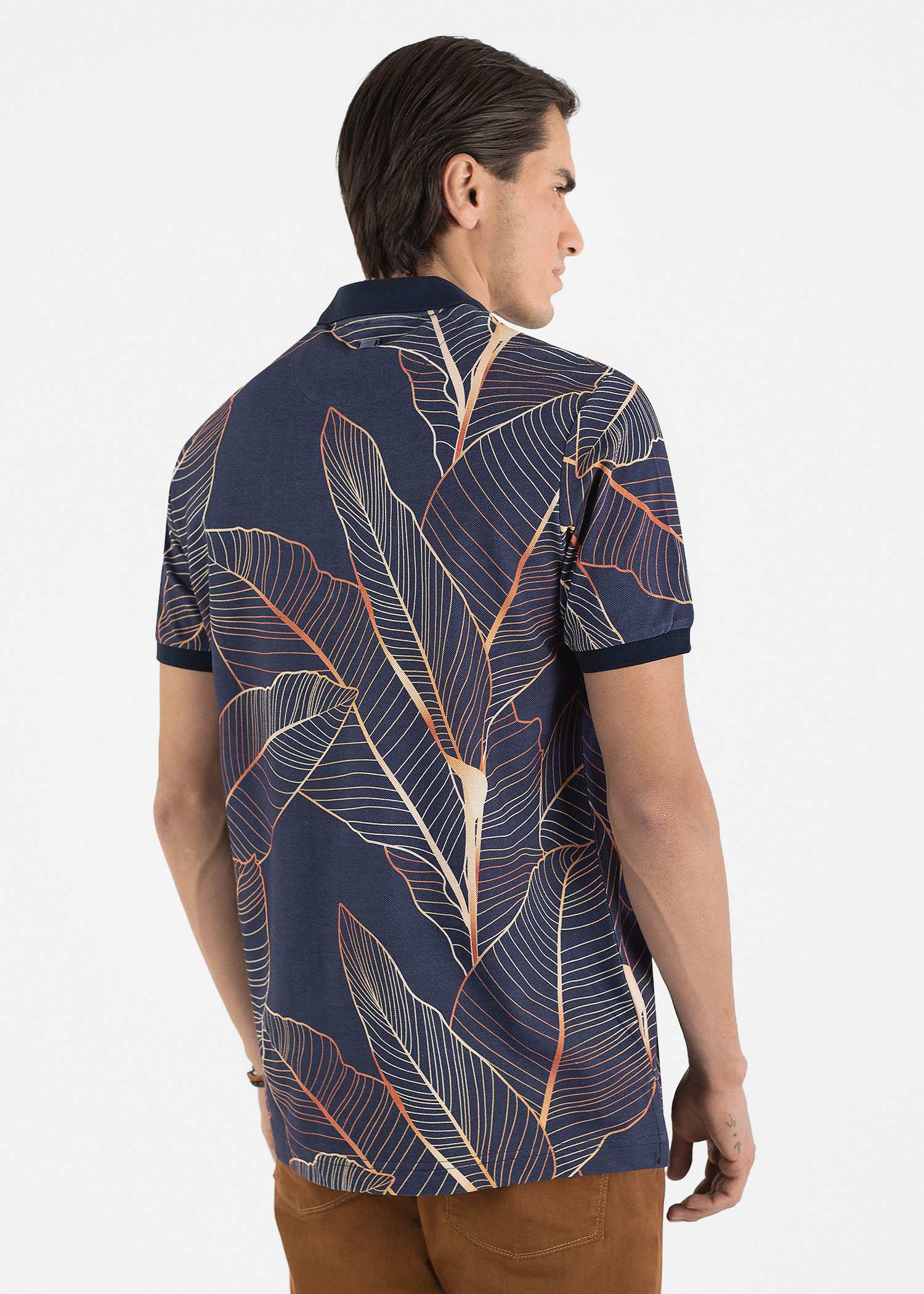 پولوشرت طرح دار مردانه 2312308 کروم