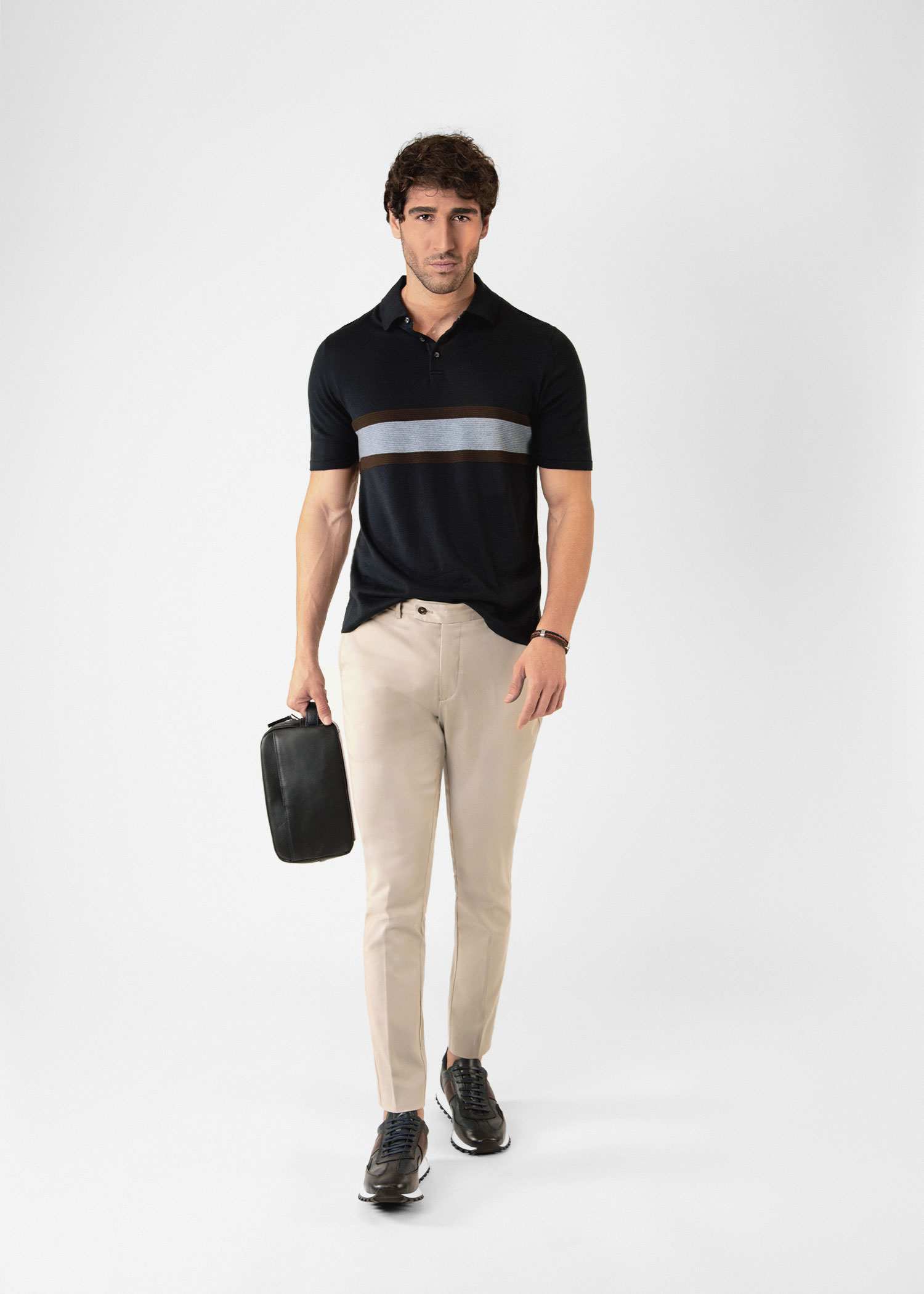 پولوشرت بافت مردانه 2312309 کروم