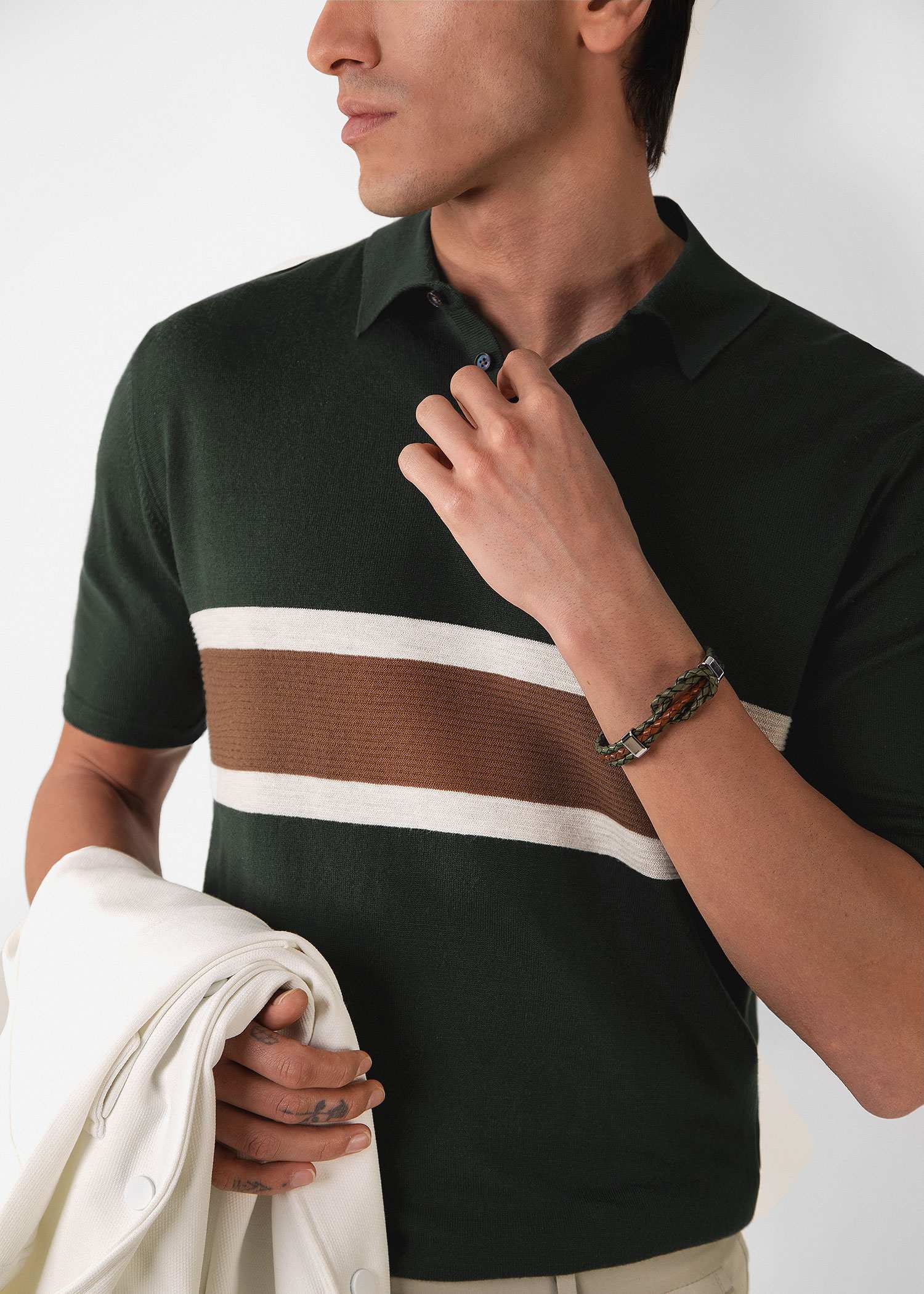 پولوشرت بافت مردانه 2312309 کروم