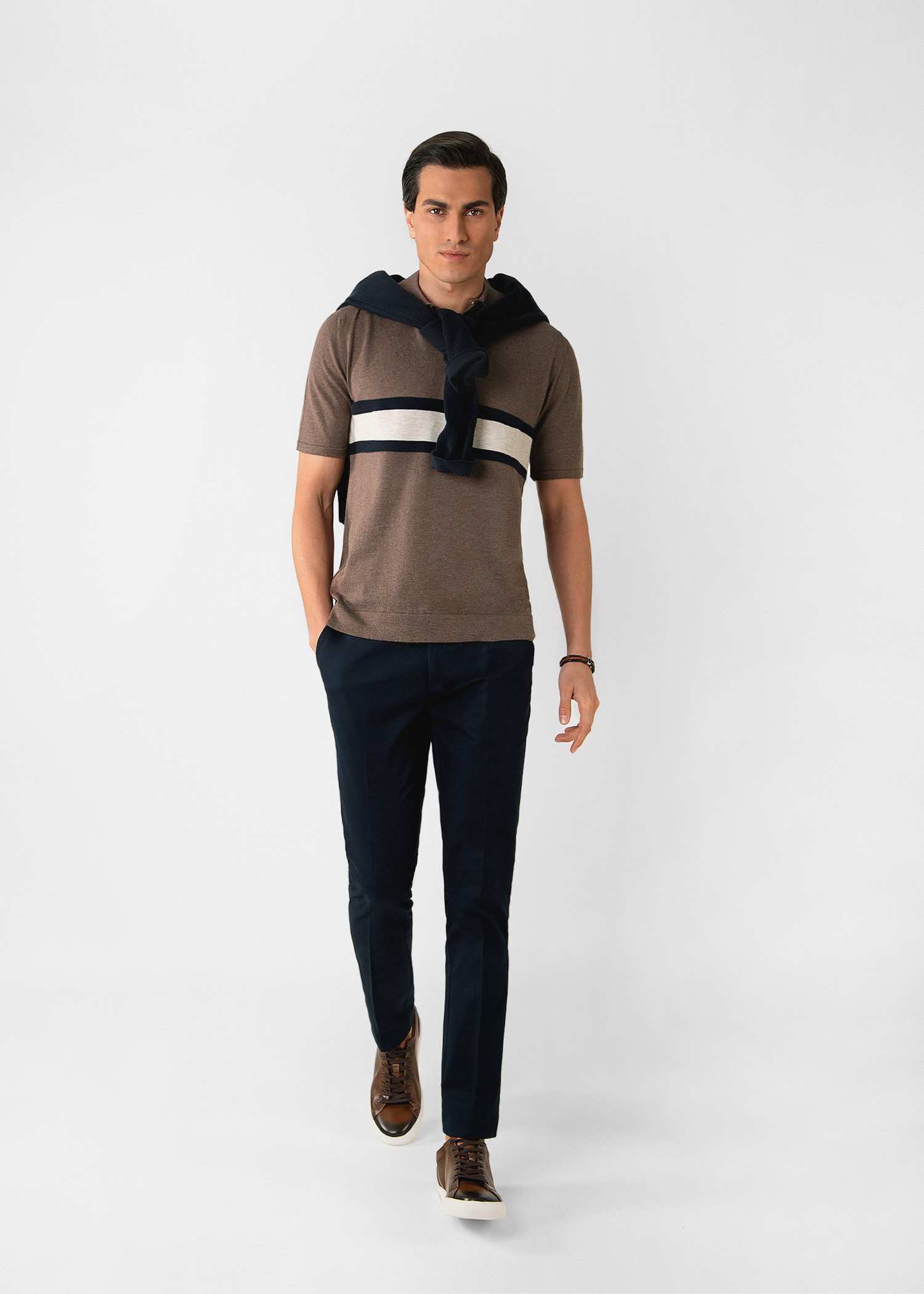 پولوشرت بافت مردانه 2312309 کروم