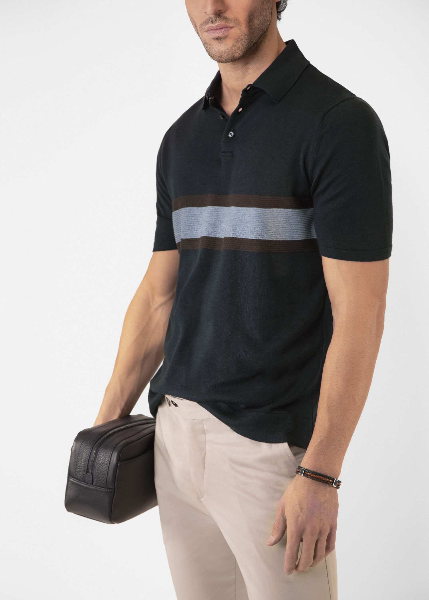 پولوشرت بافت مردانه 2312309 کروم