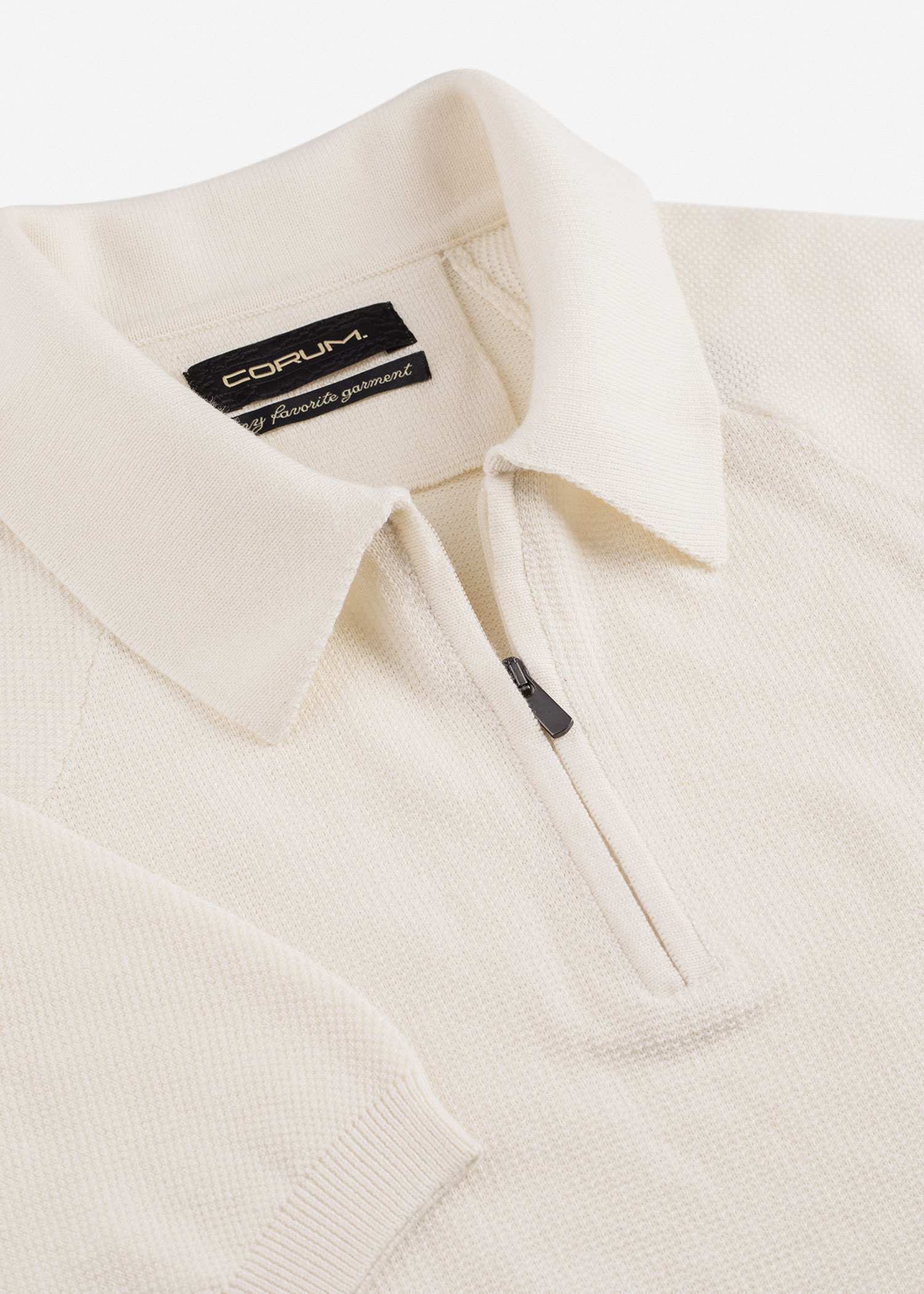 پولوشرت بافت نیم زیپ 2312312 کروم