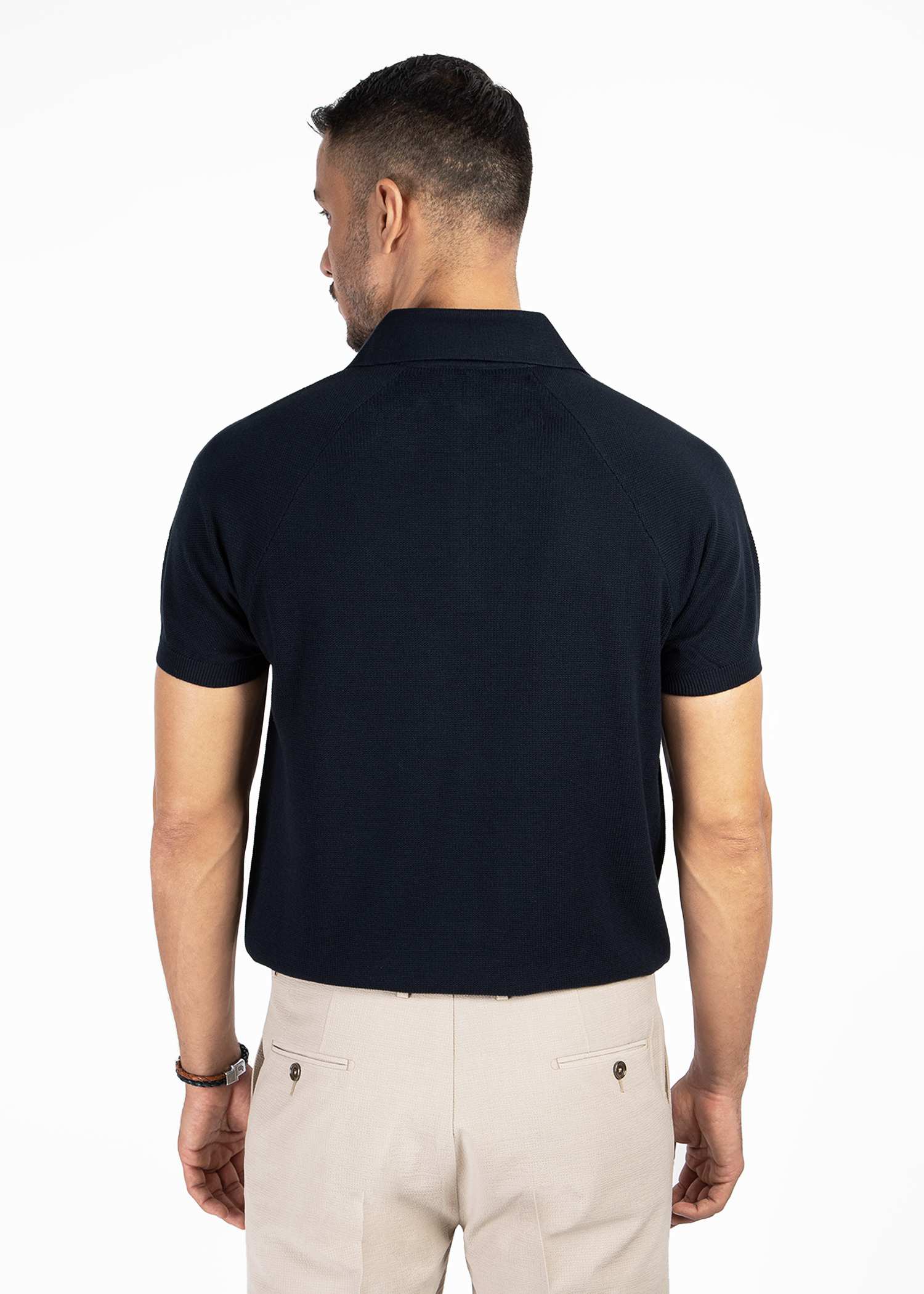 پولوشرت بافت نیم زیپ 2312312 کروم