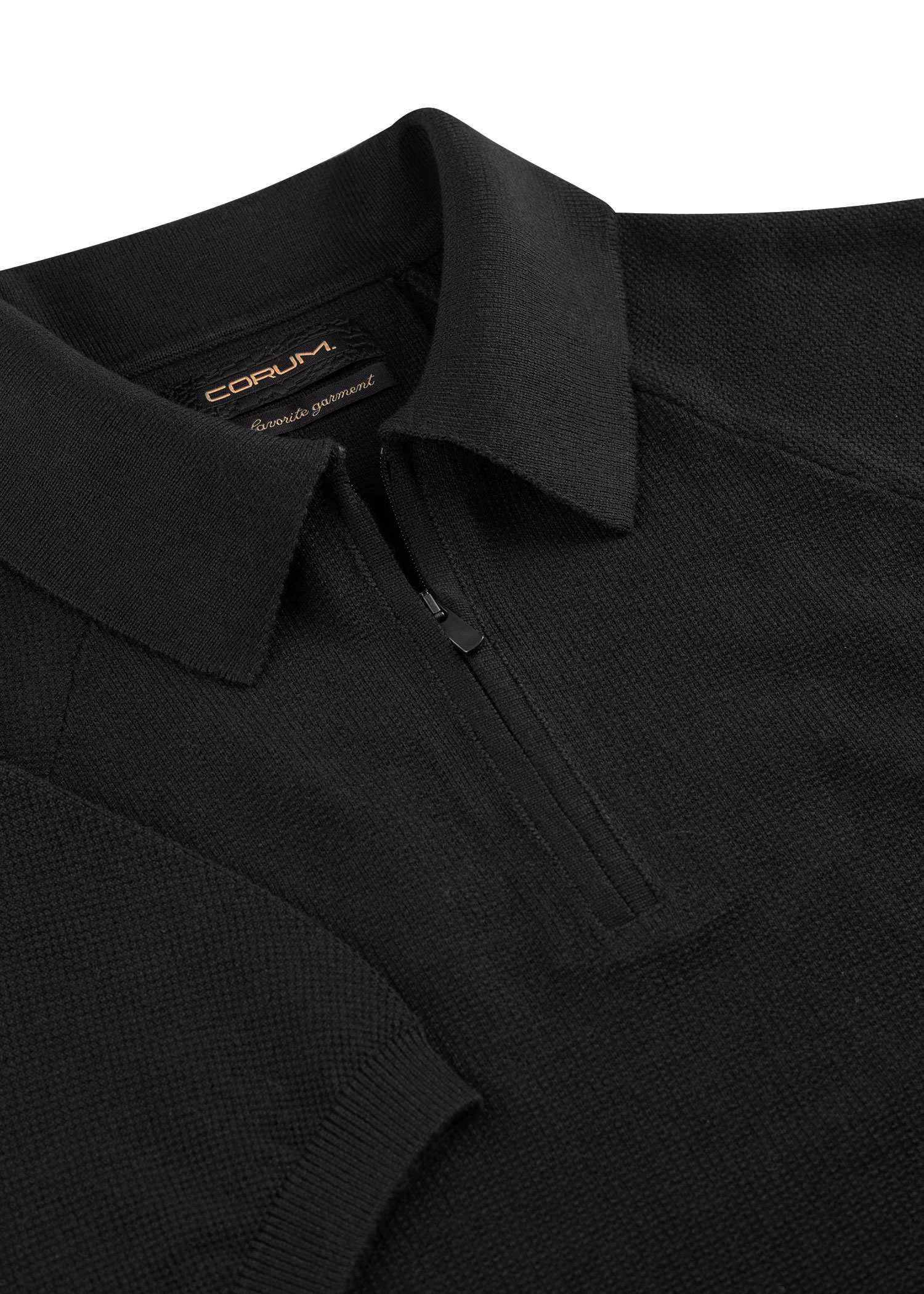 پولوشرت بافت نیم زیپ 2312312 کروم