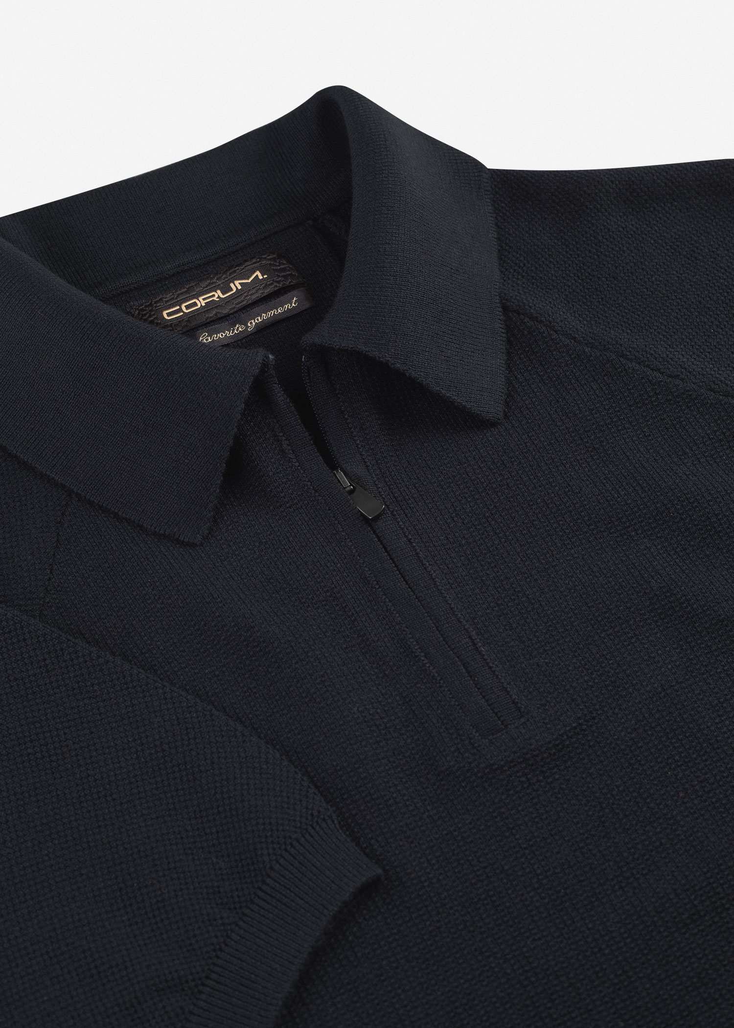 پولوشرت بافت نیم زیپ 2312312 کروم