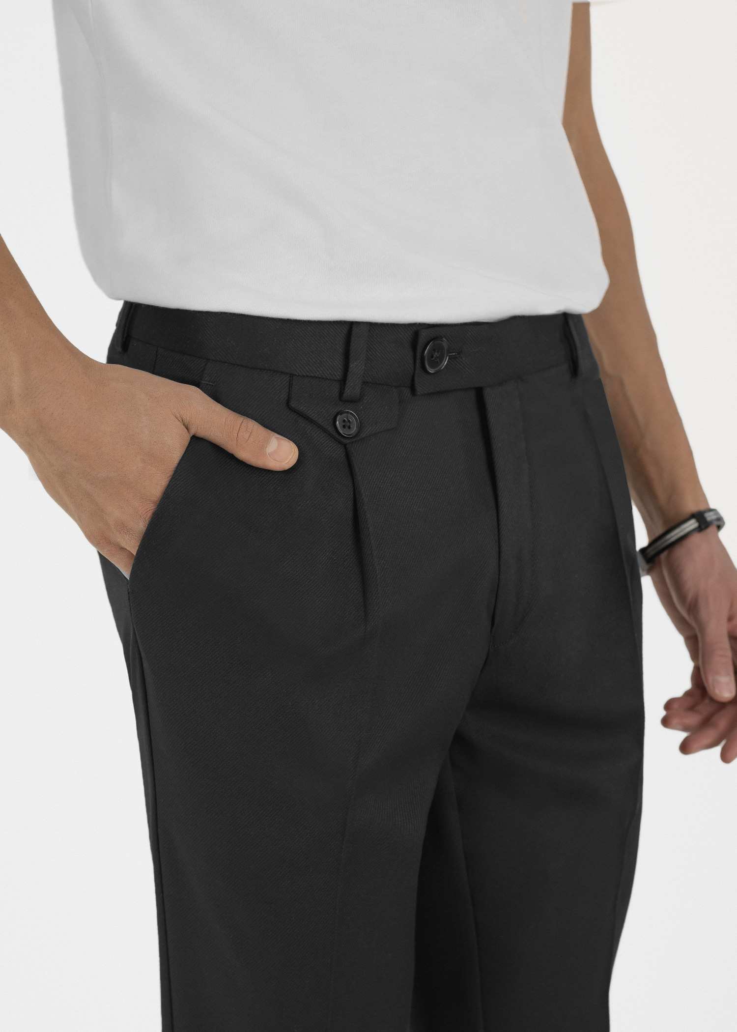 شلوار پارچه ای 2312508 کروم