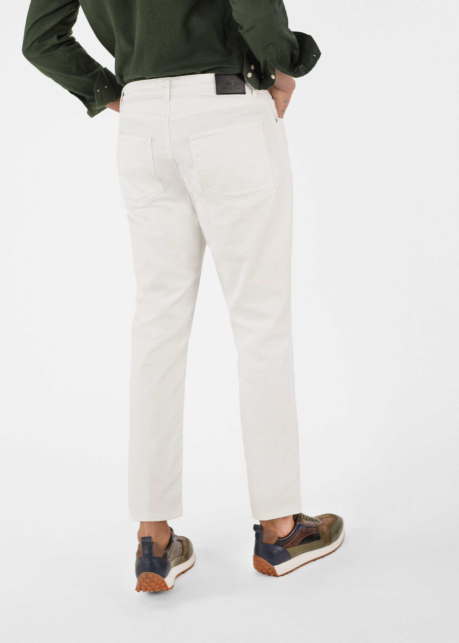 شلوار کتان Slim-Fit کروم