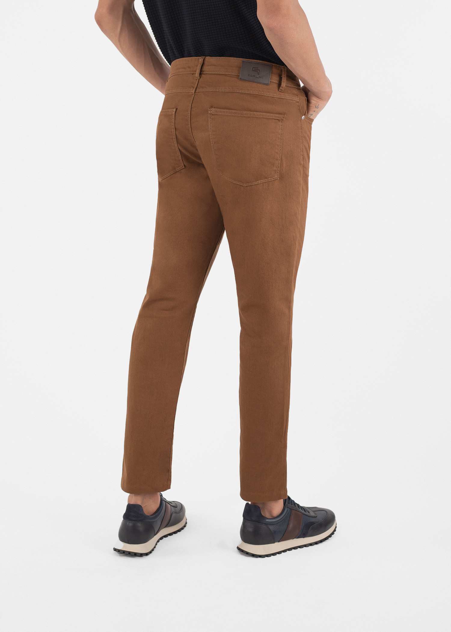 شلوار کتان Slim-Fit کروم