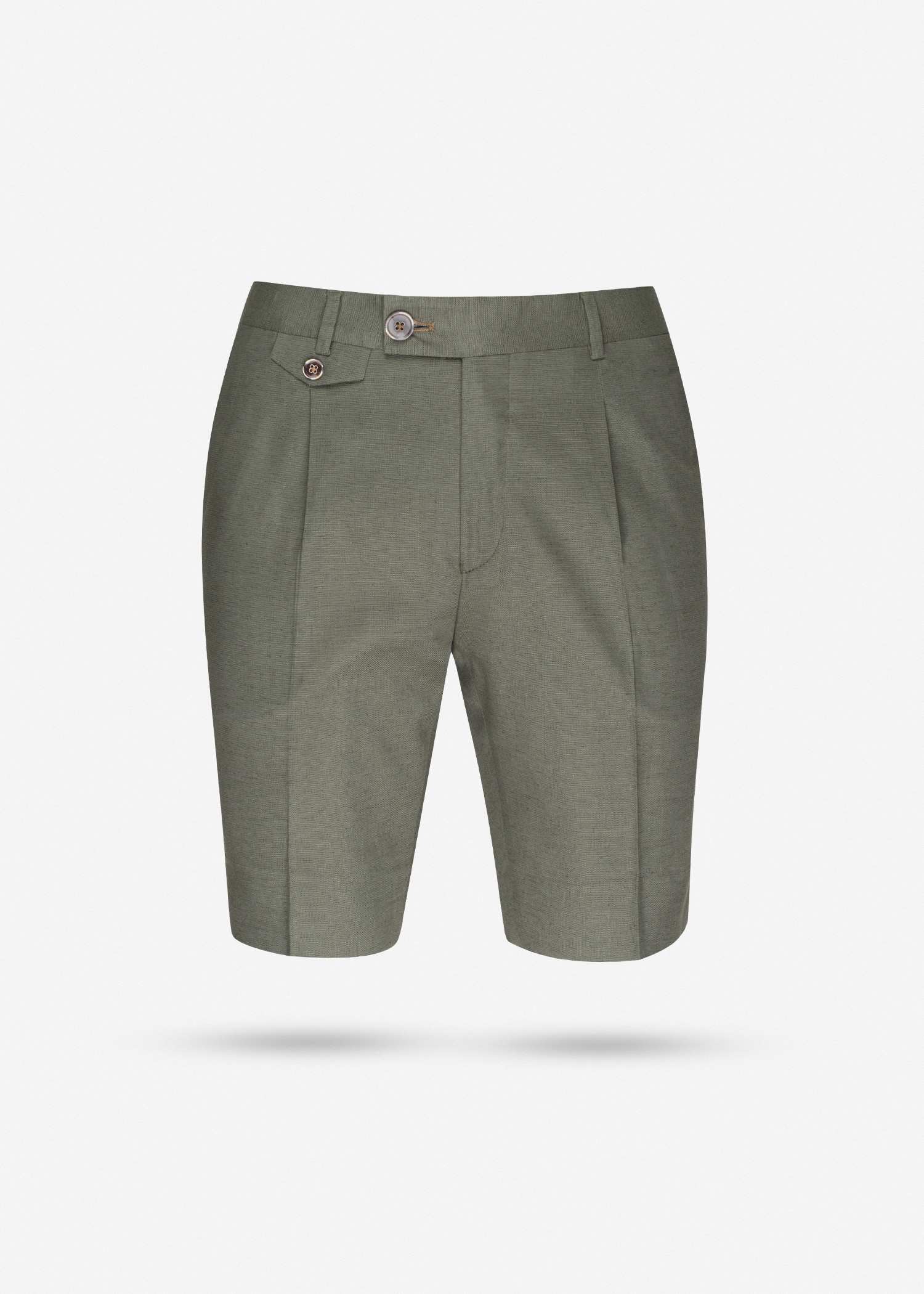 شلوارک لینن مردانه 2313001 کروم