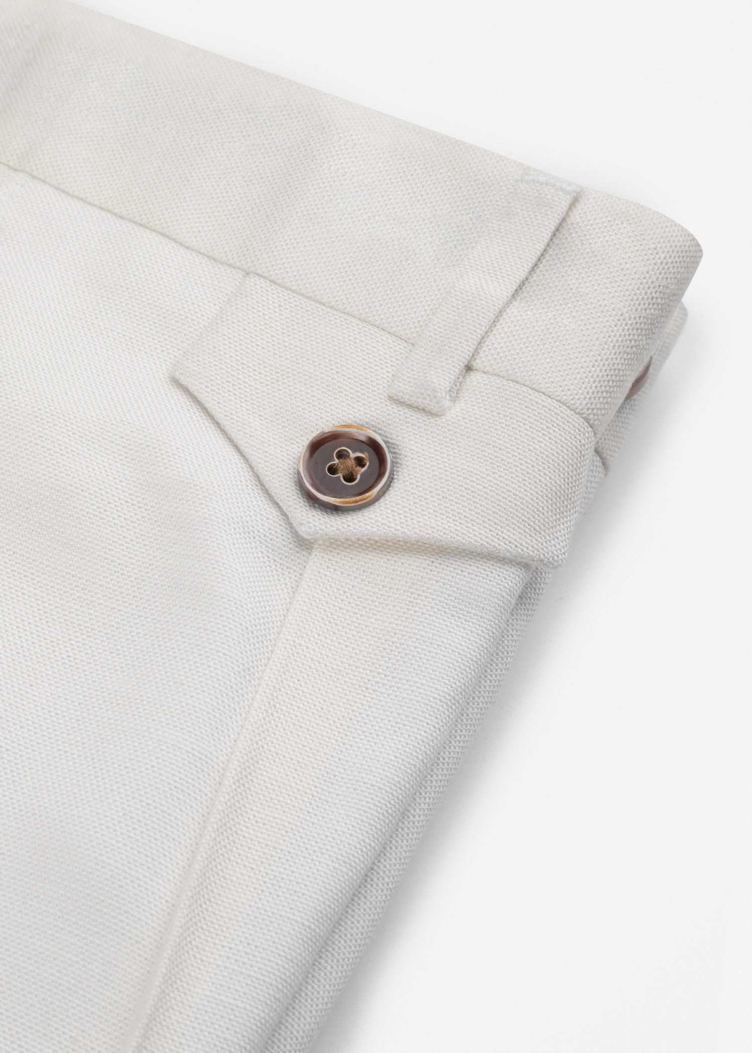 شلوارک لینن مردانه 2313001 کروم