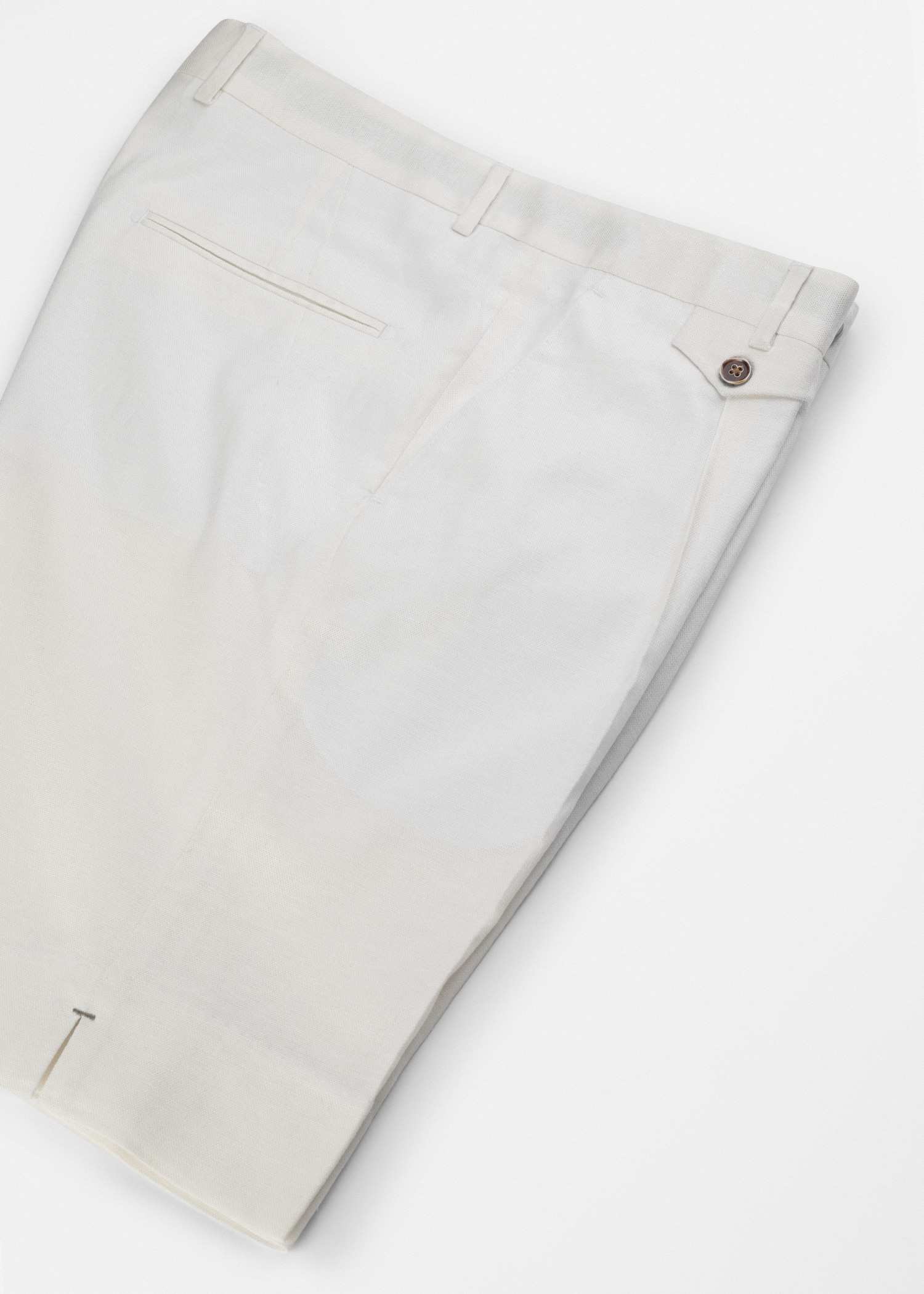 شلوارک لینن مردانه 2313001 کروم