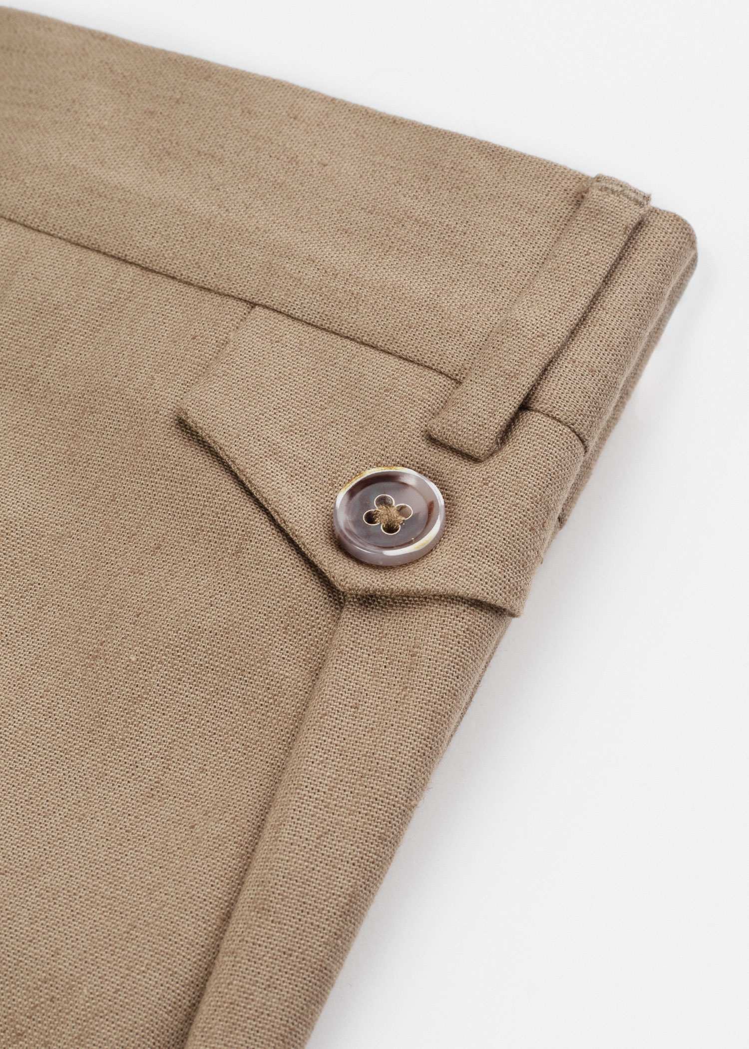 شلوارک لینن مردانه 2313001 کروم