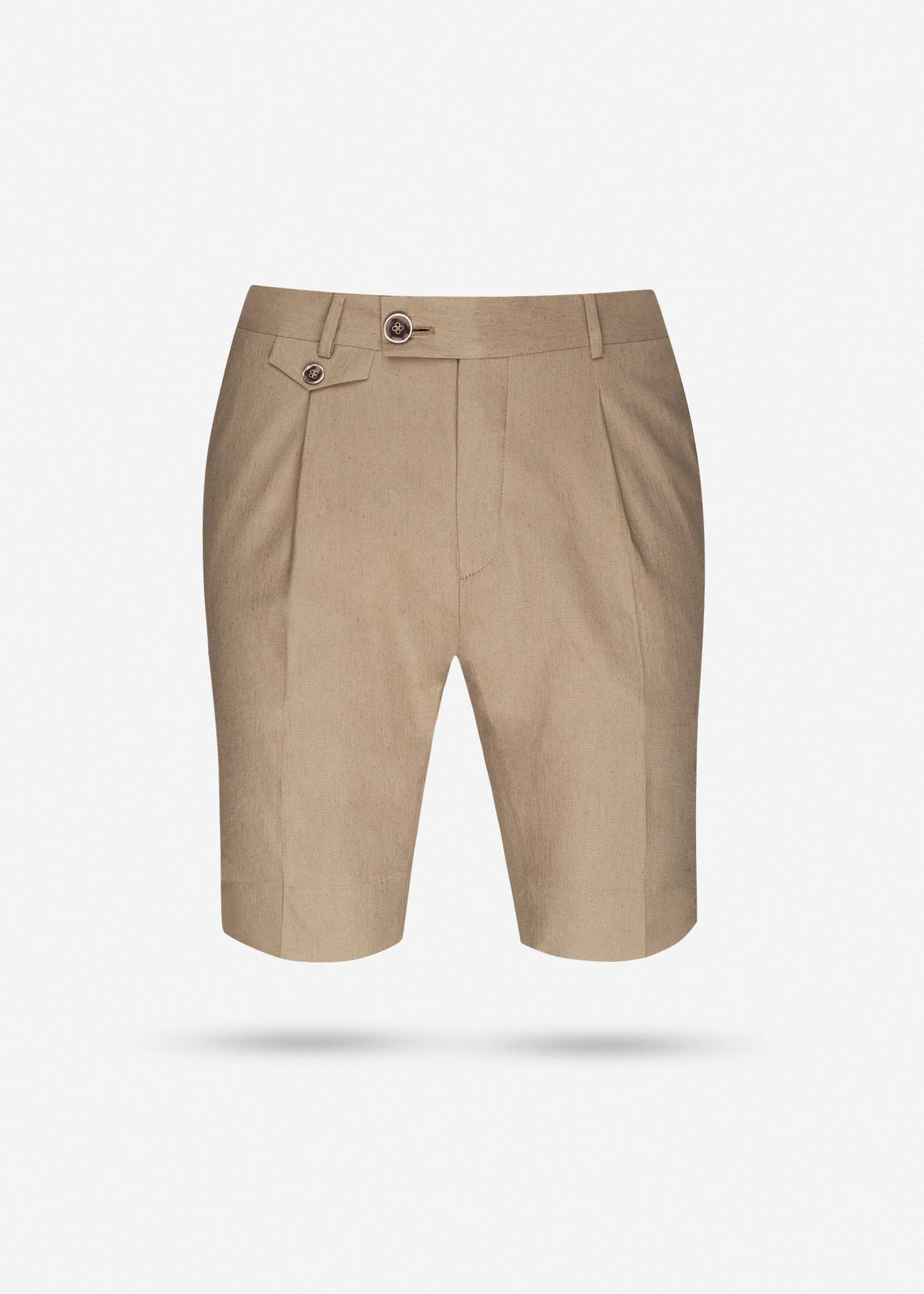 شلوارک لینن مردانه 2313001 کروم