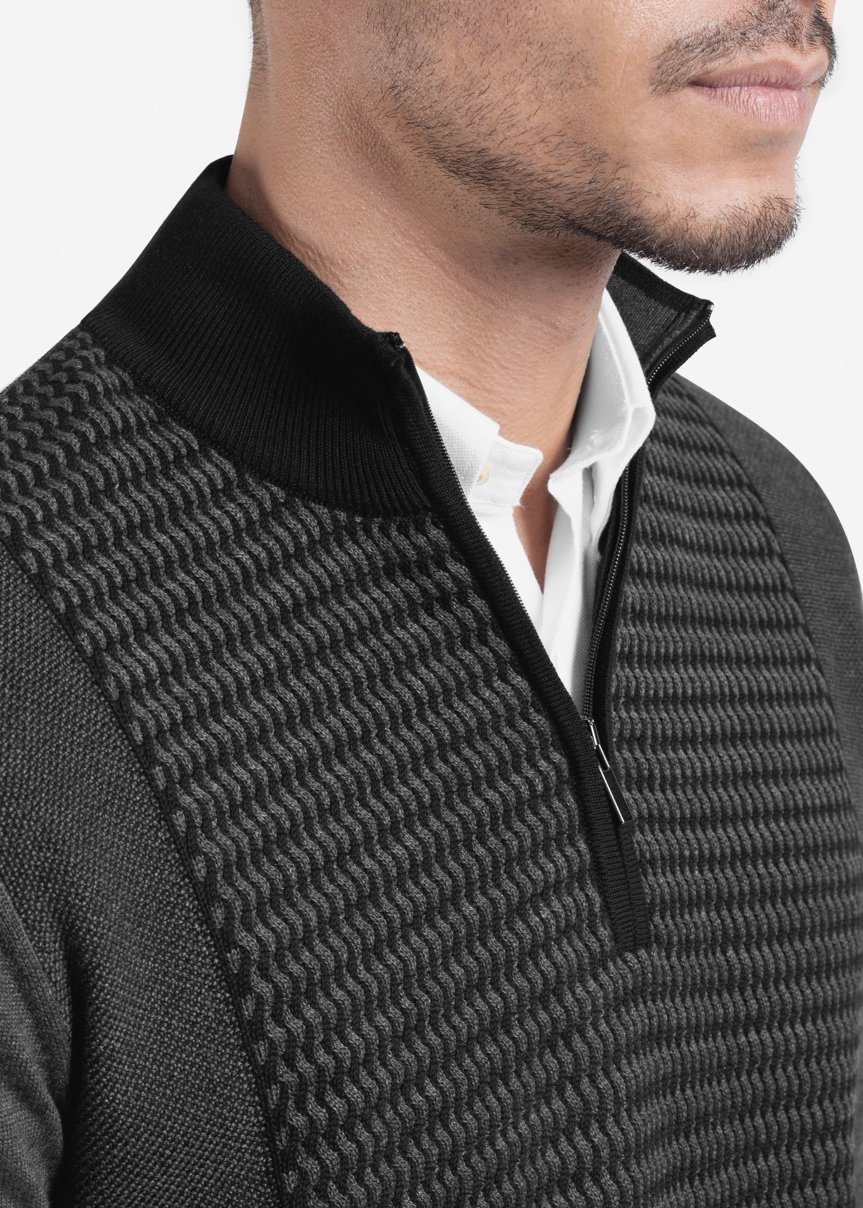 پلیور نیم زیپ 2321010 کروم