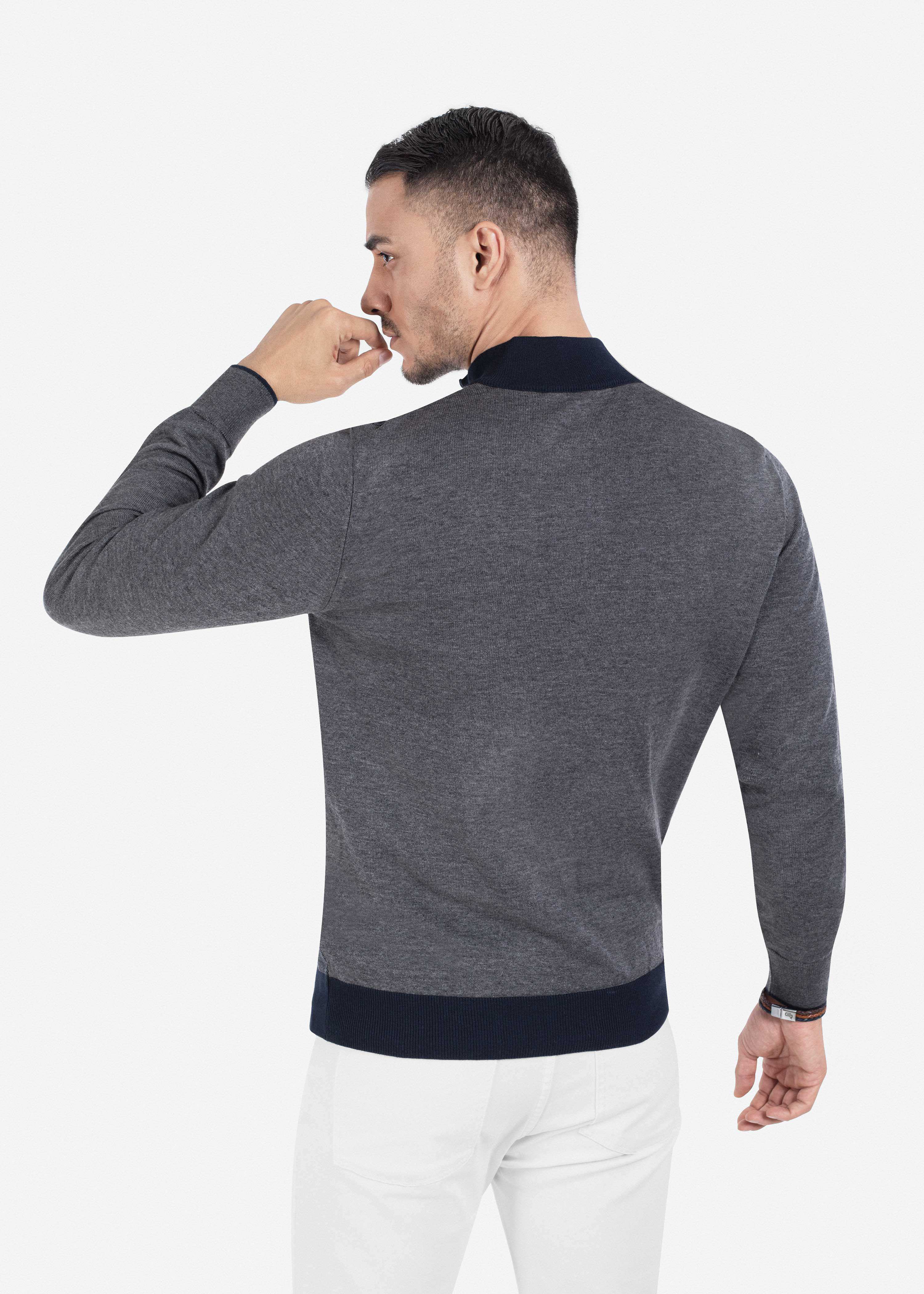 پلیور نیم زیپ 2321010 کروم